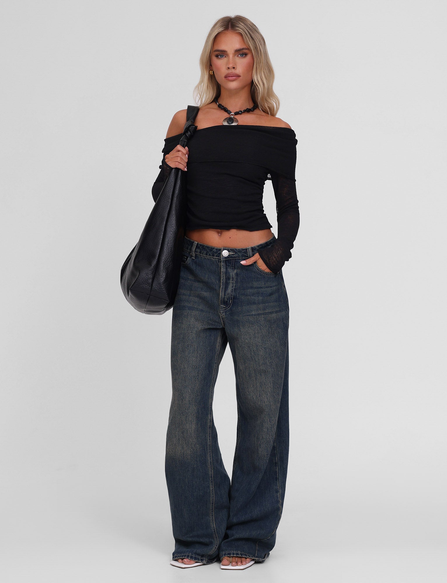 VERA TOP - BLACK - Image 3