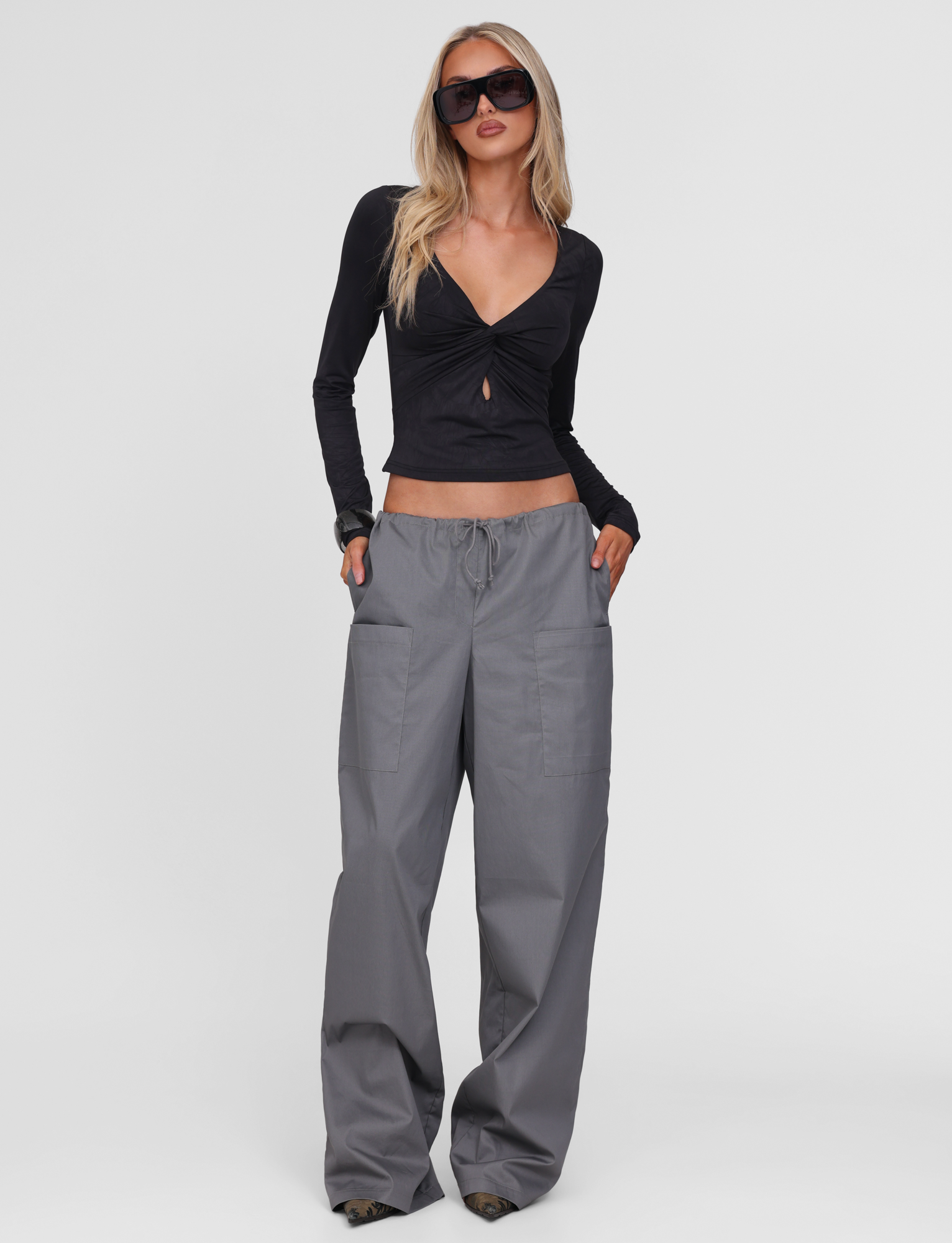 TYSHA PANT - CHARCOAL - Image 3