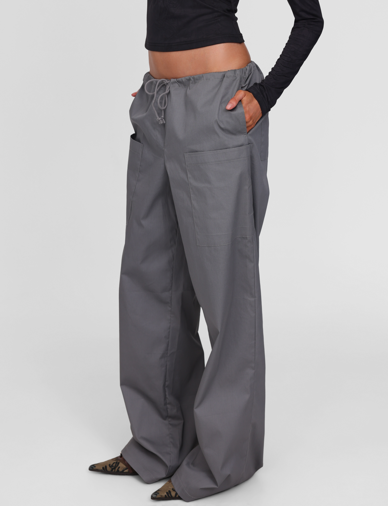 TYSHA PANT - CHARCOAL - Image 6