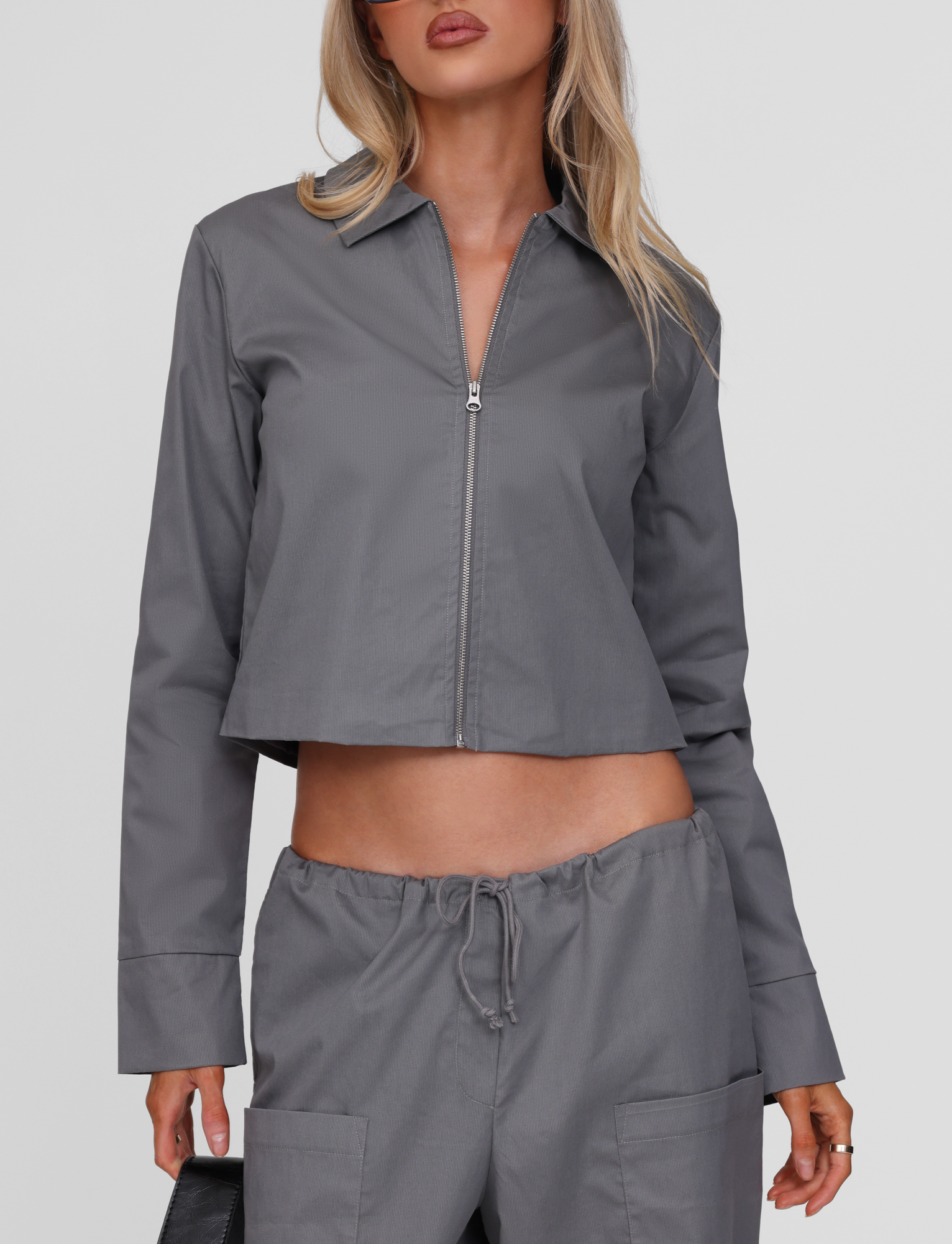 TYSHA JACKET - CHARCOAL - Image 6