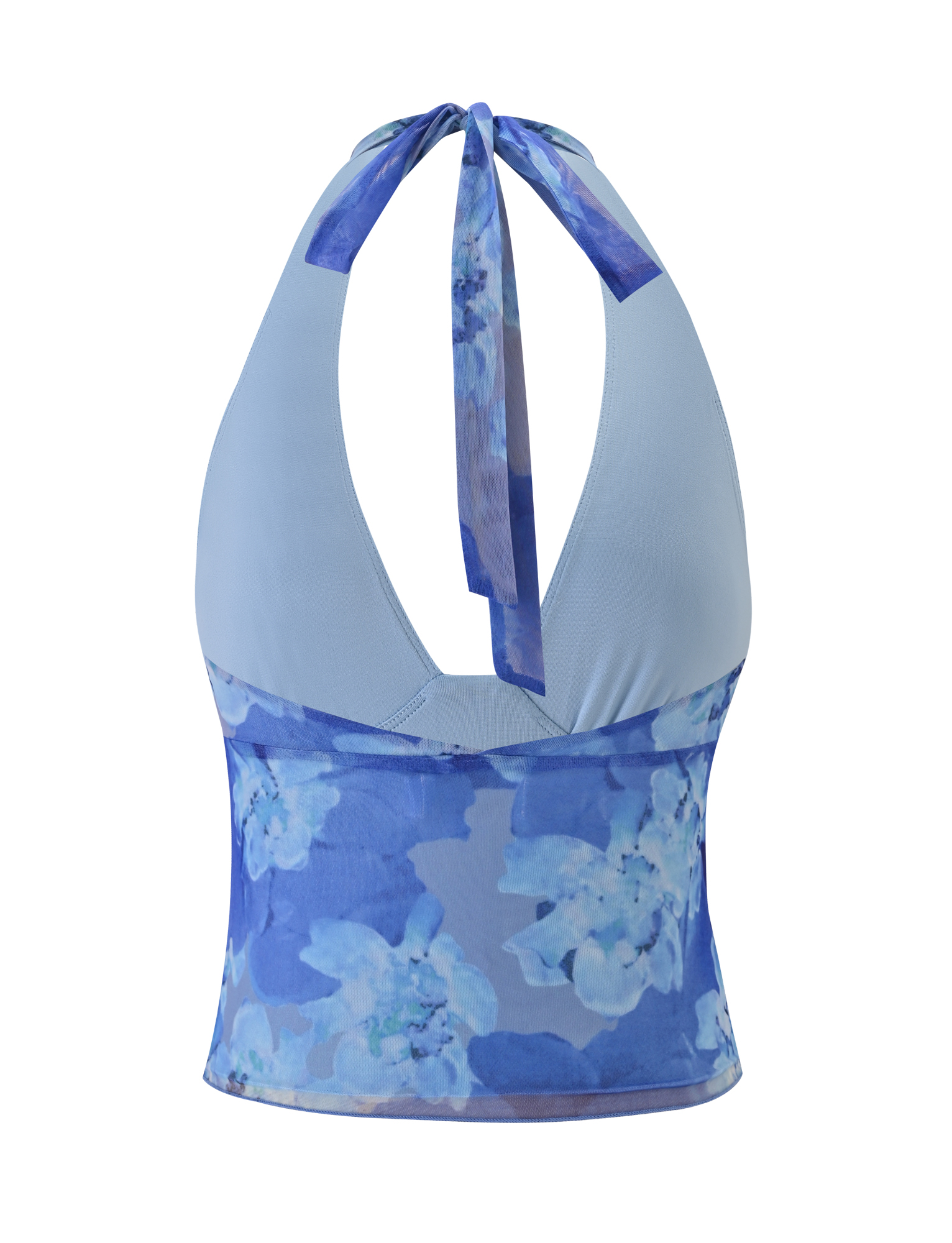 DEVYN TOP - BLUE MACRO FLORAL - Image 6
