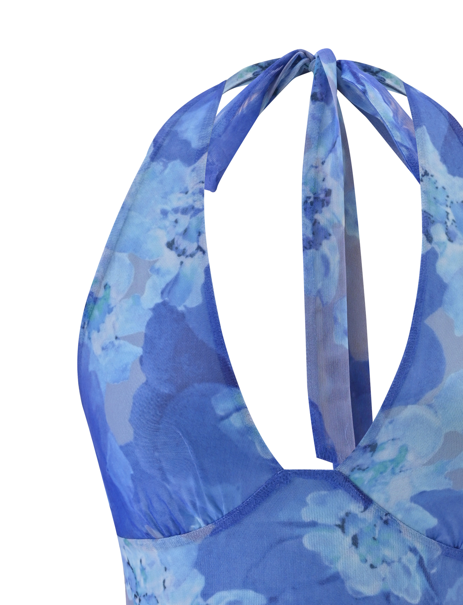 DEVYN TOP - BLUE MACRO FLORAL - Image 7