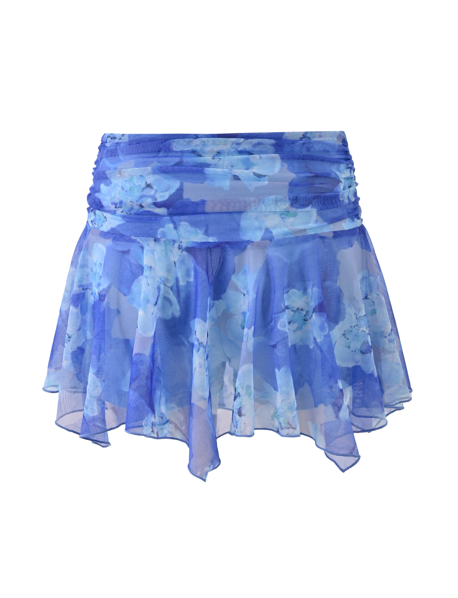 DEVYN MINI SKORT - BLUE MACRO FLORAL - Image 6