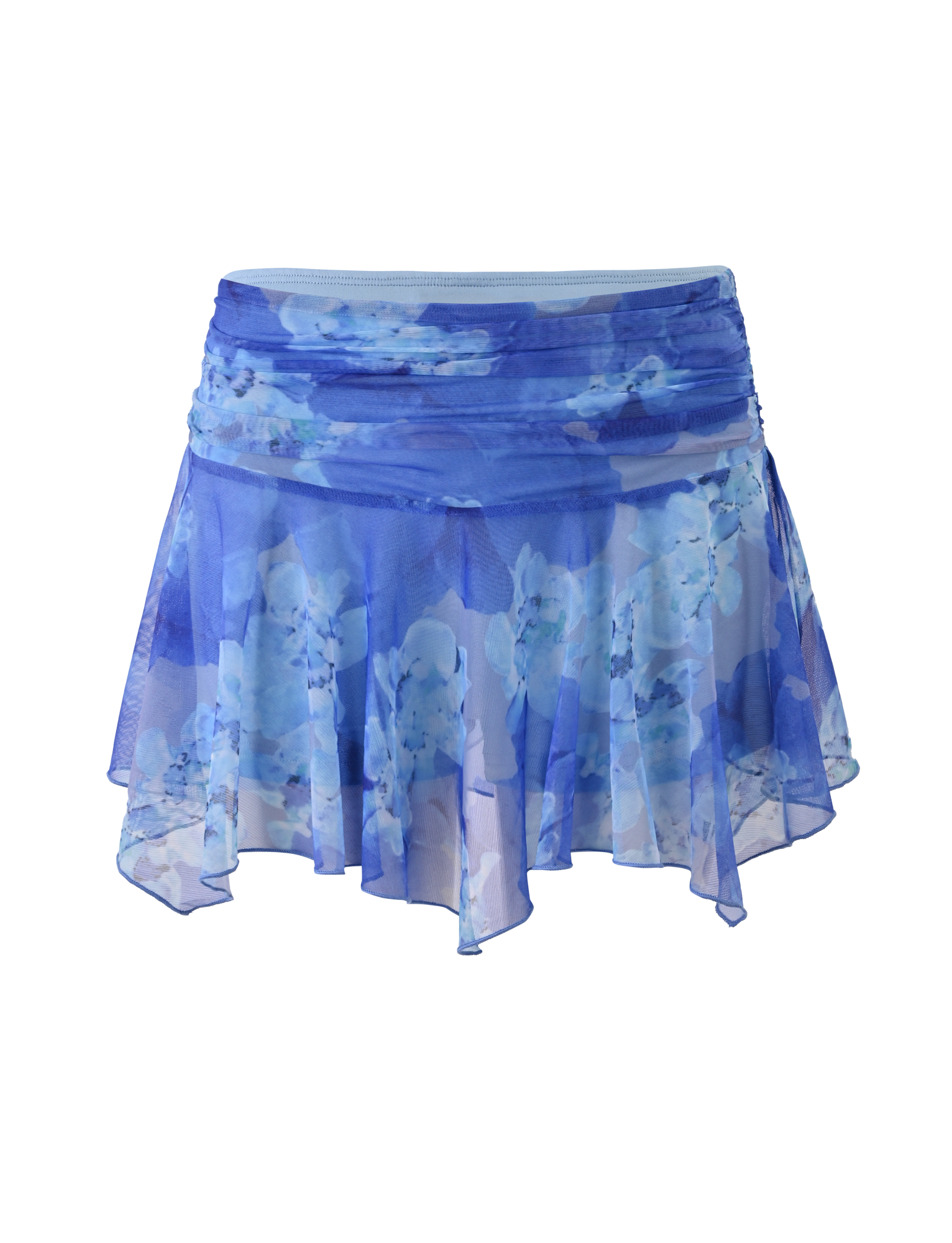 DEVYN MINI SKORT - BLUE MACRO FLORAL - Image 5