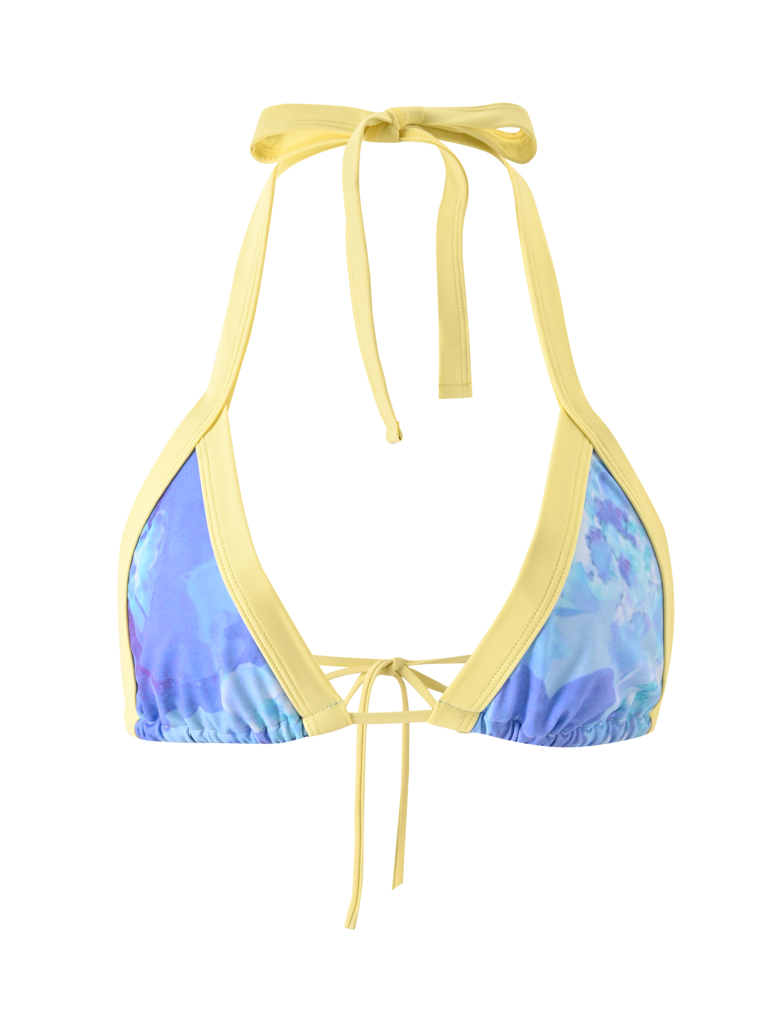 EMBERLAIN BIKINI TOP - BLUE MACRO FLORAL - Image 7