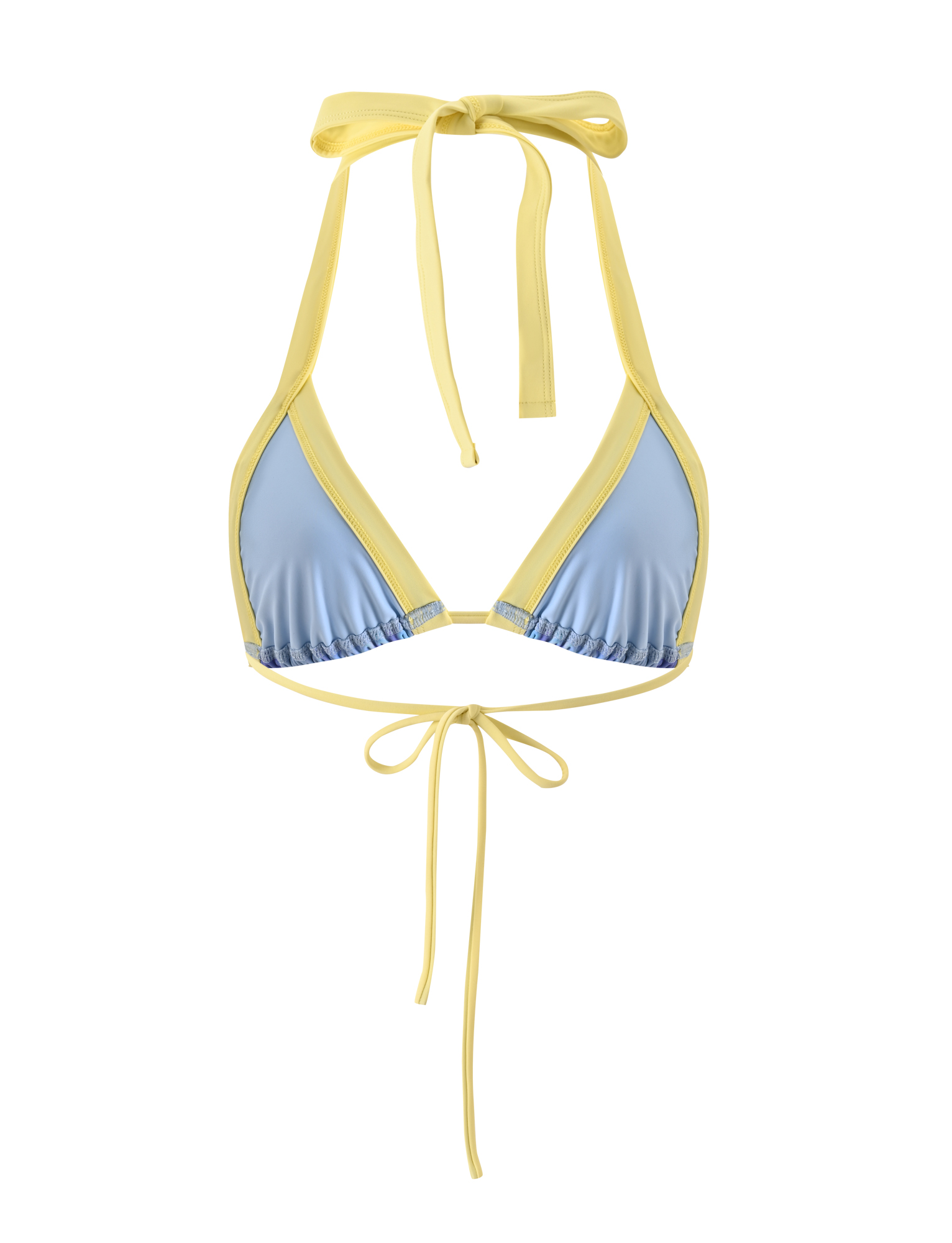 EMBERLAIN BIKINI TOP - BLUE MACRO FLORAL - Image 6