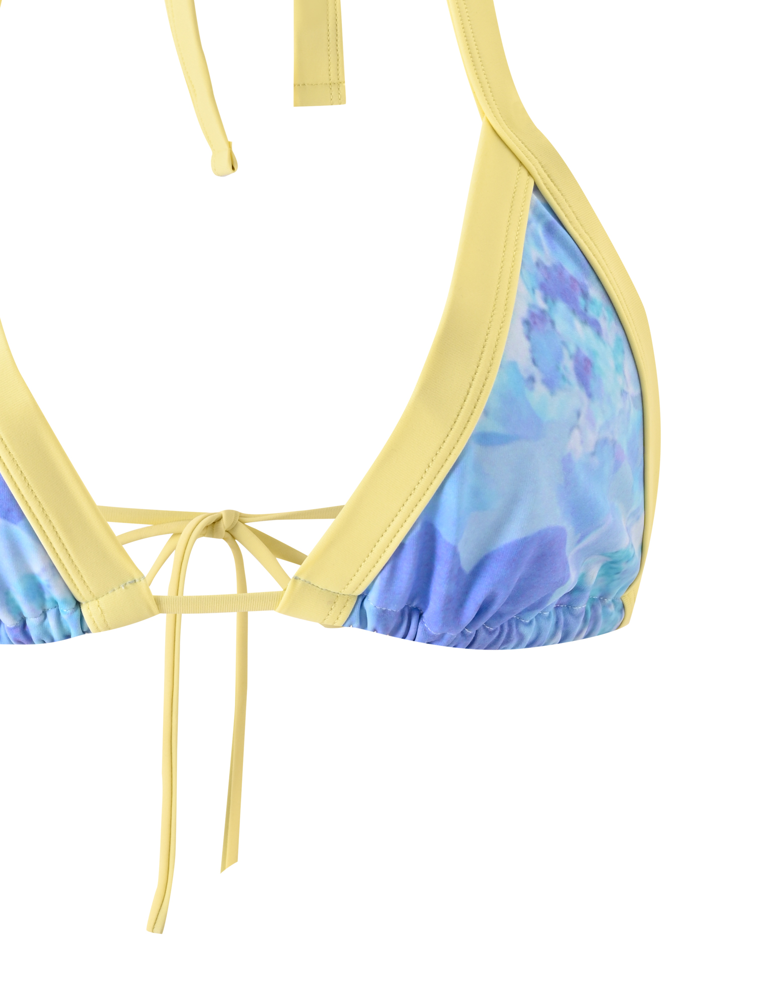 EMBERLAIN BIKINI TOP - BLUE MACRO FLORAL - Image 8
