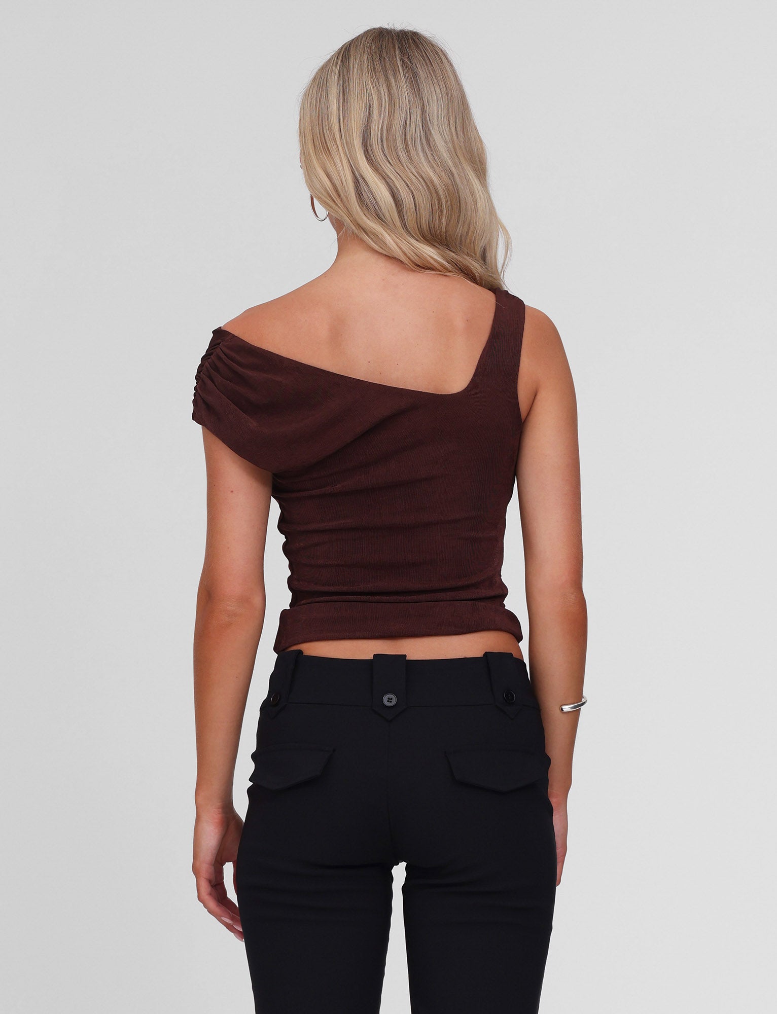 CASSIAN TOP - CHOCOLATE - Image 4