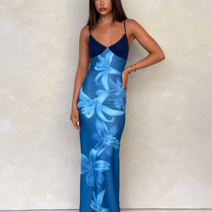 ALAINA DRESS - BLUE ORCHID