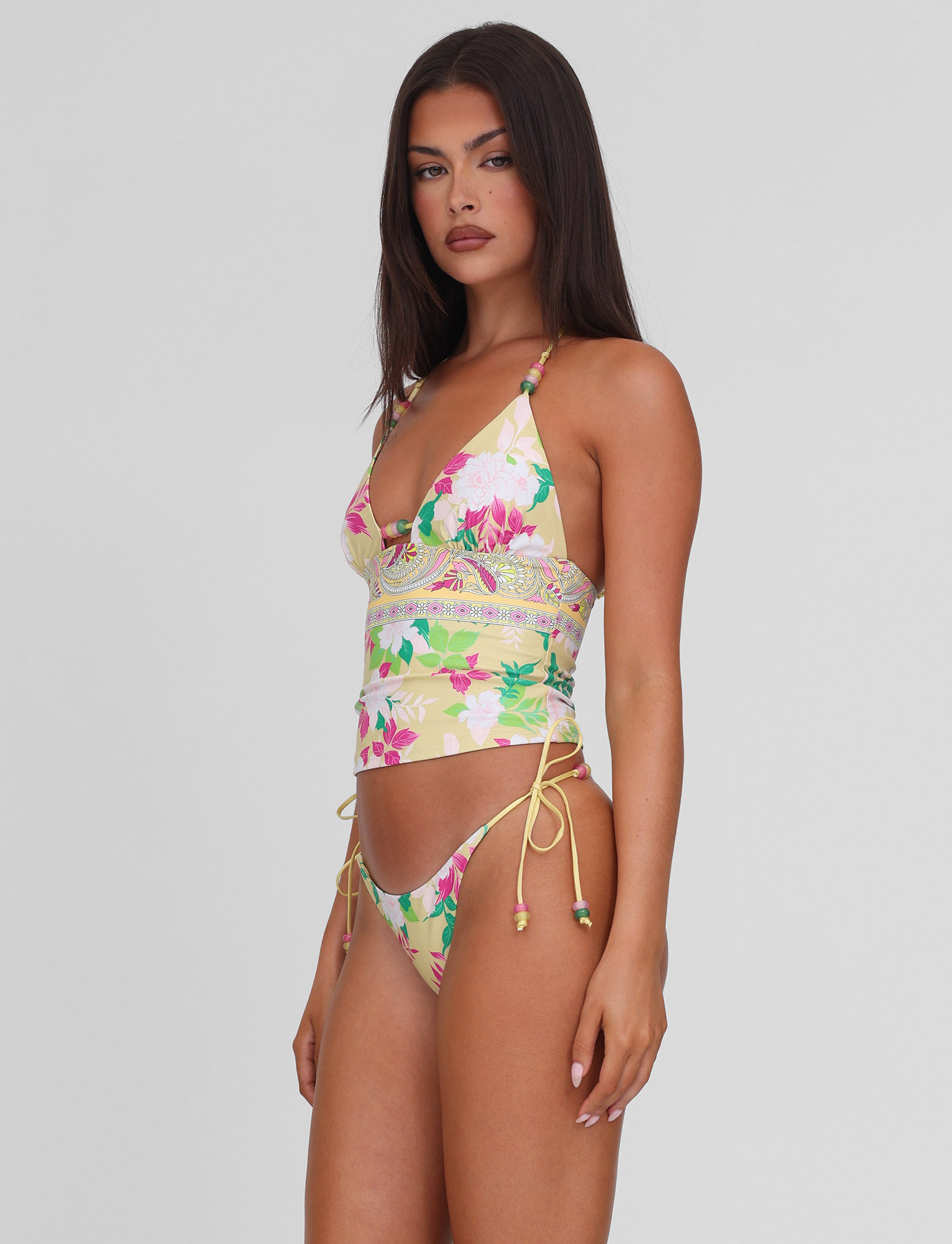 FINLEA TANKINI TOP - PAISLEY BORDER - Image 6