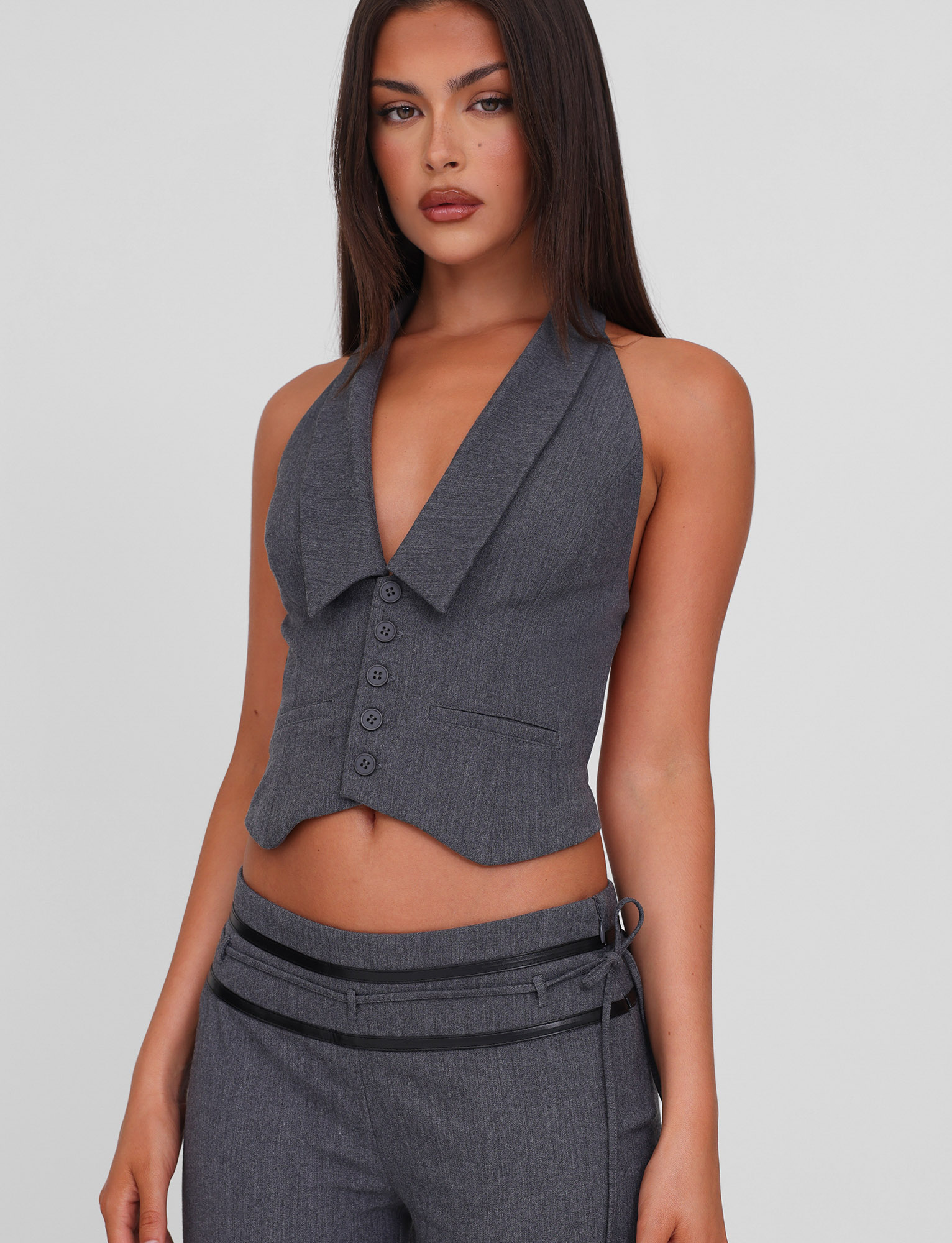 FEDRA VEST - GREY - Image 5