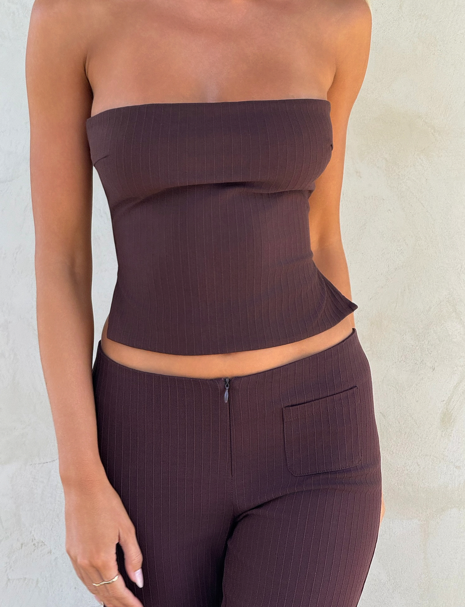 GWENDOLINE TOP - CHOCOLATE - Image 5