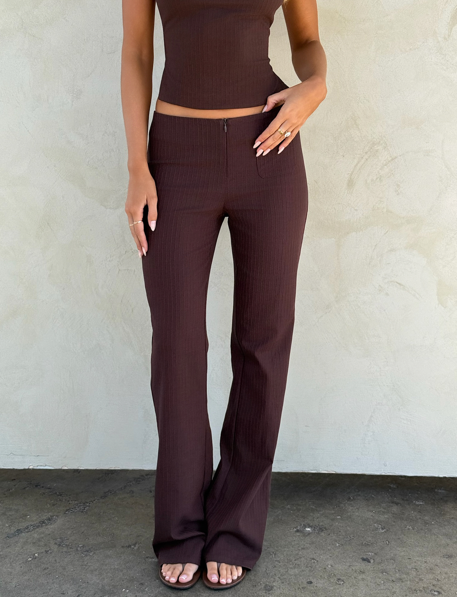 GWENDOLINE PANT - CHOCOLATE - Image 4