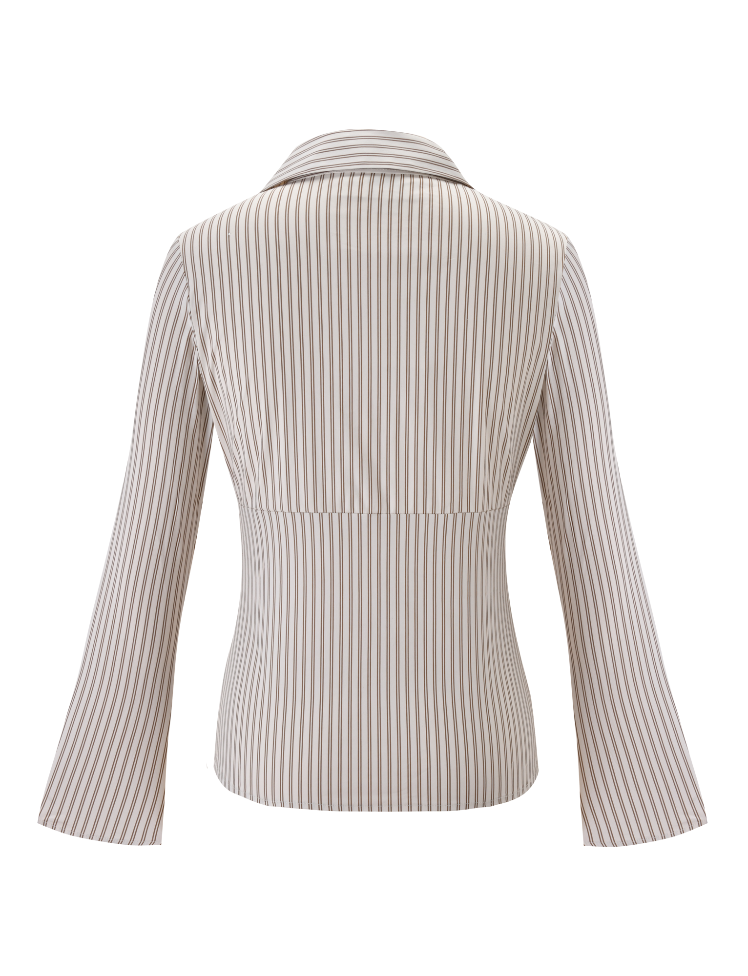 SABRINE SHIRT - BEIGE STRIPE - Image 9