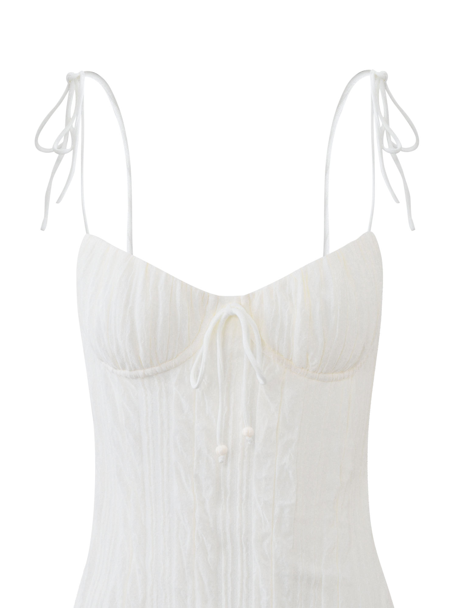 RANIA MINI DRESS - OFF WHITE - Image 11