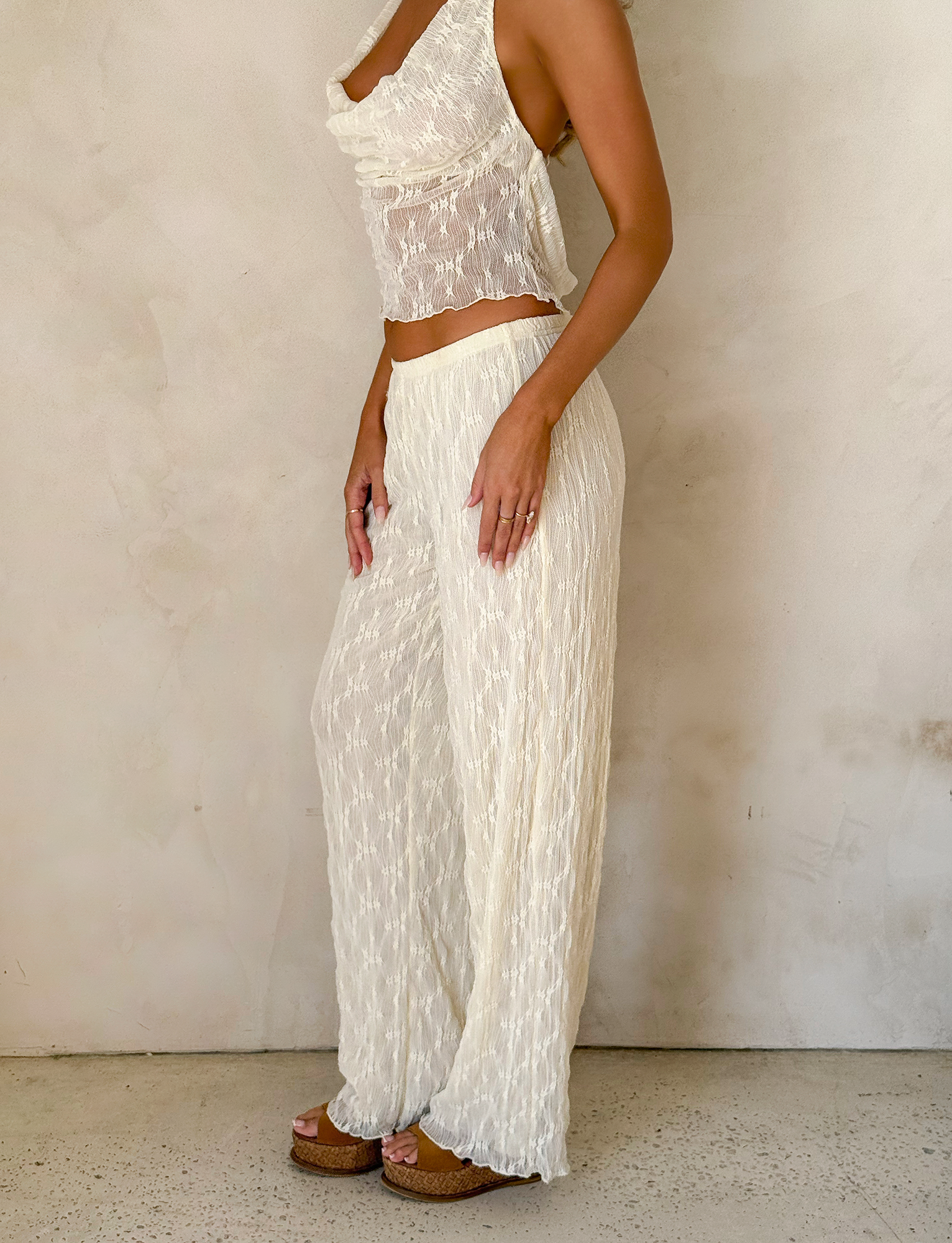 KATERINA PANT - IVORY LACE - Image 4