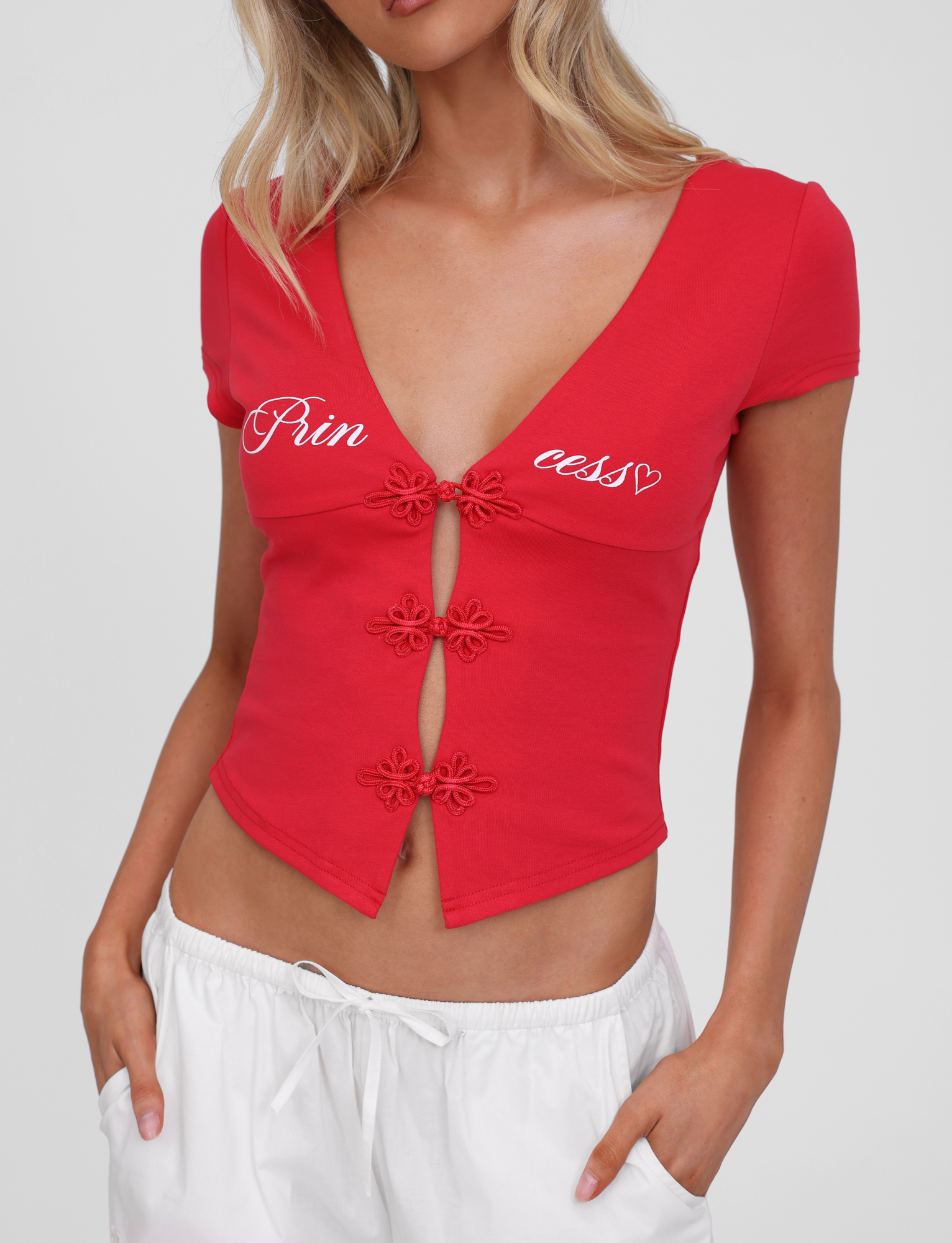 SAVINA TOP - RED - Image 5