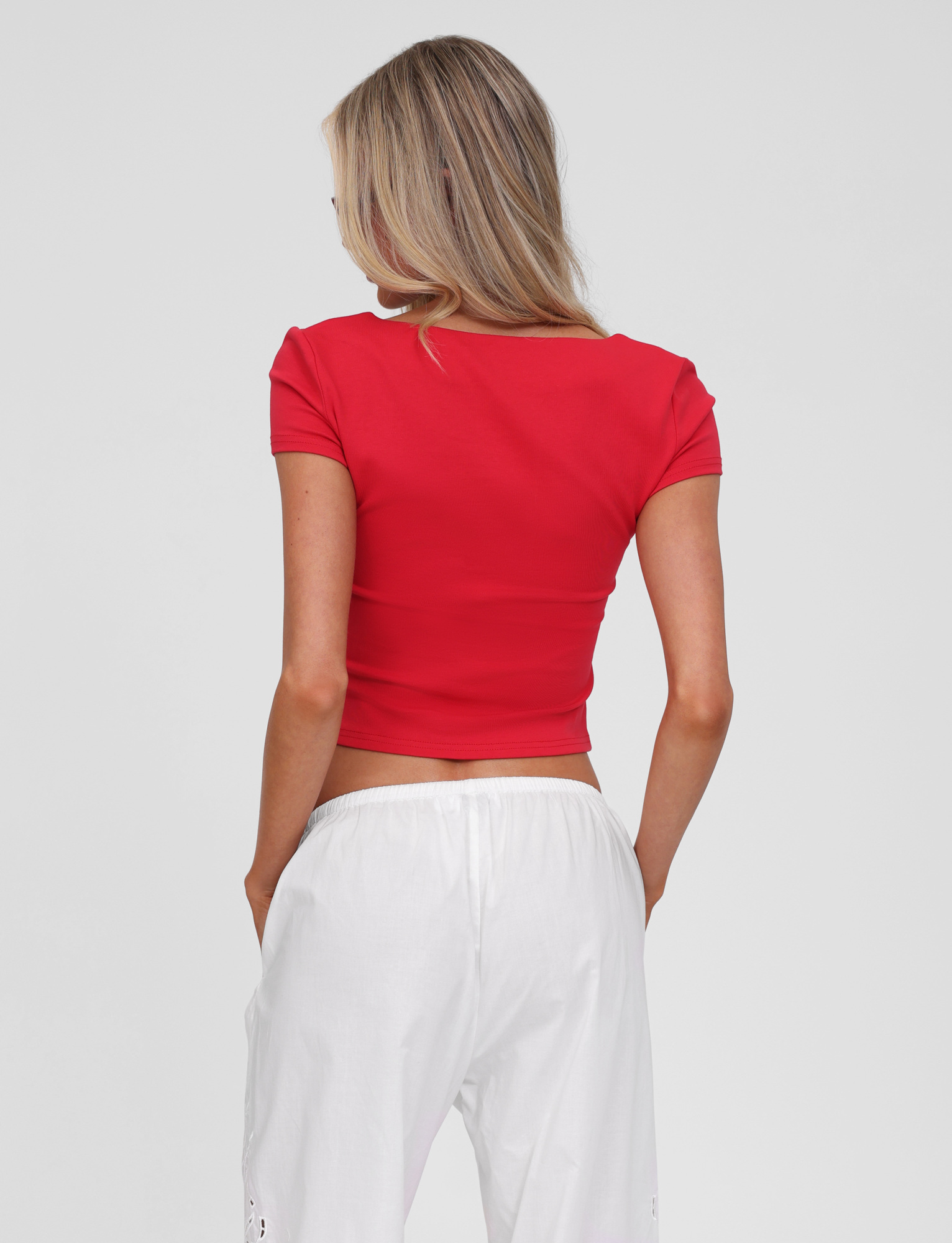 SAVINA TOP - RED - Image 6