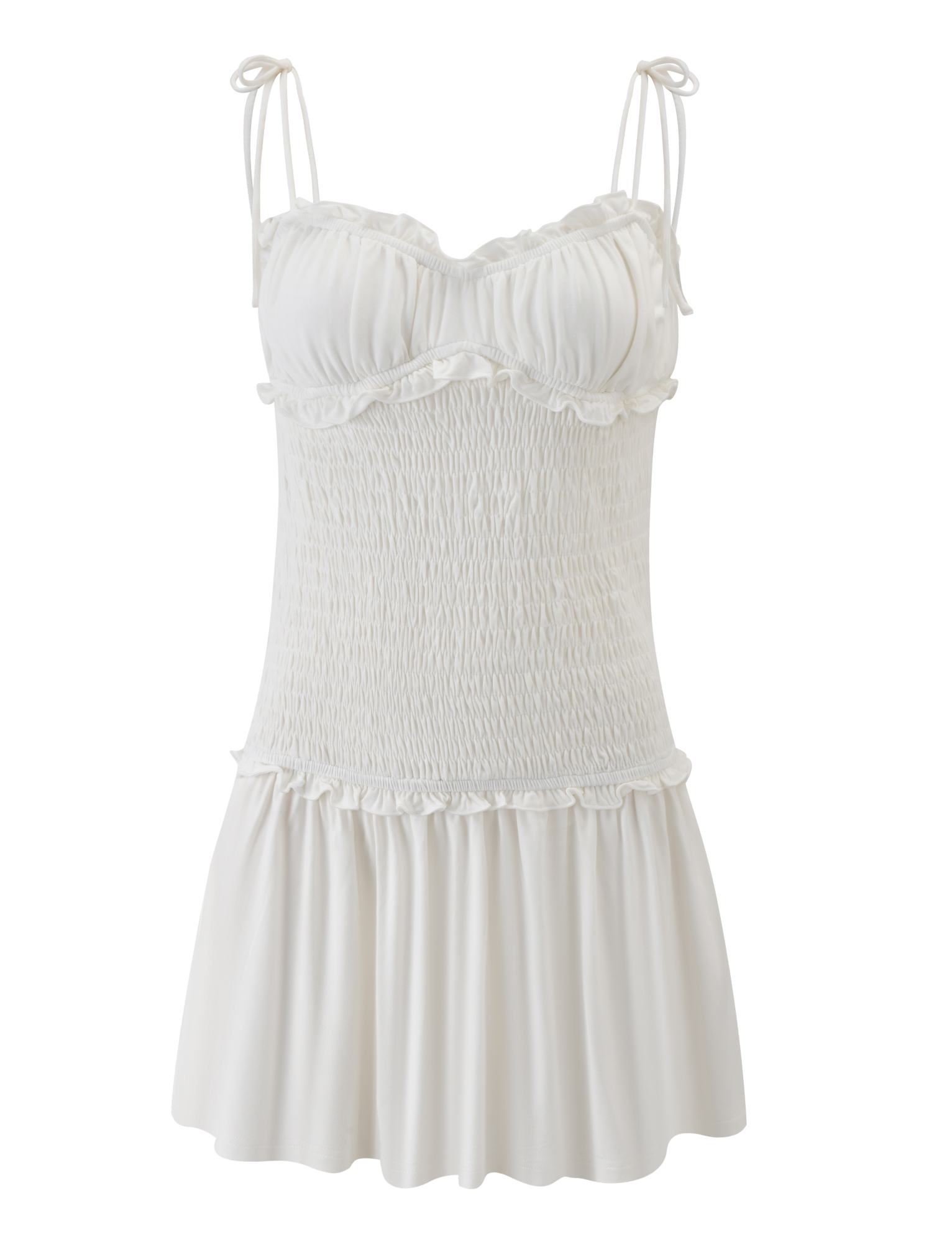 SAFIRA MINI DRESS - WHITE - Image 9