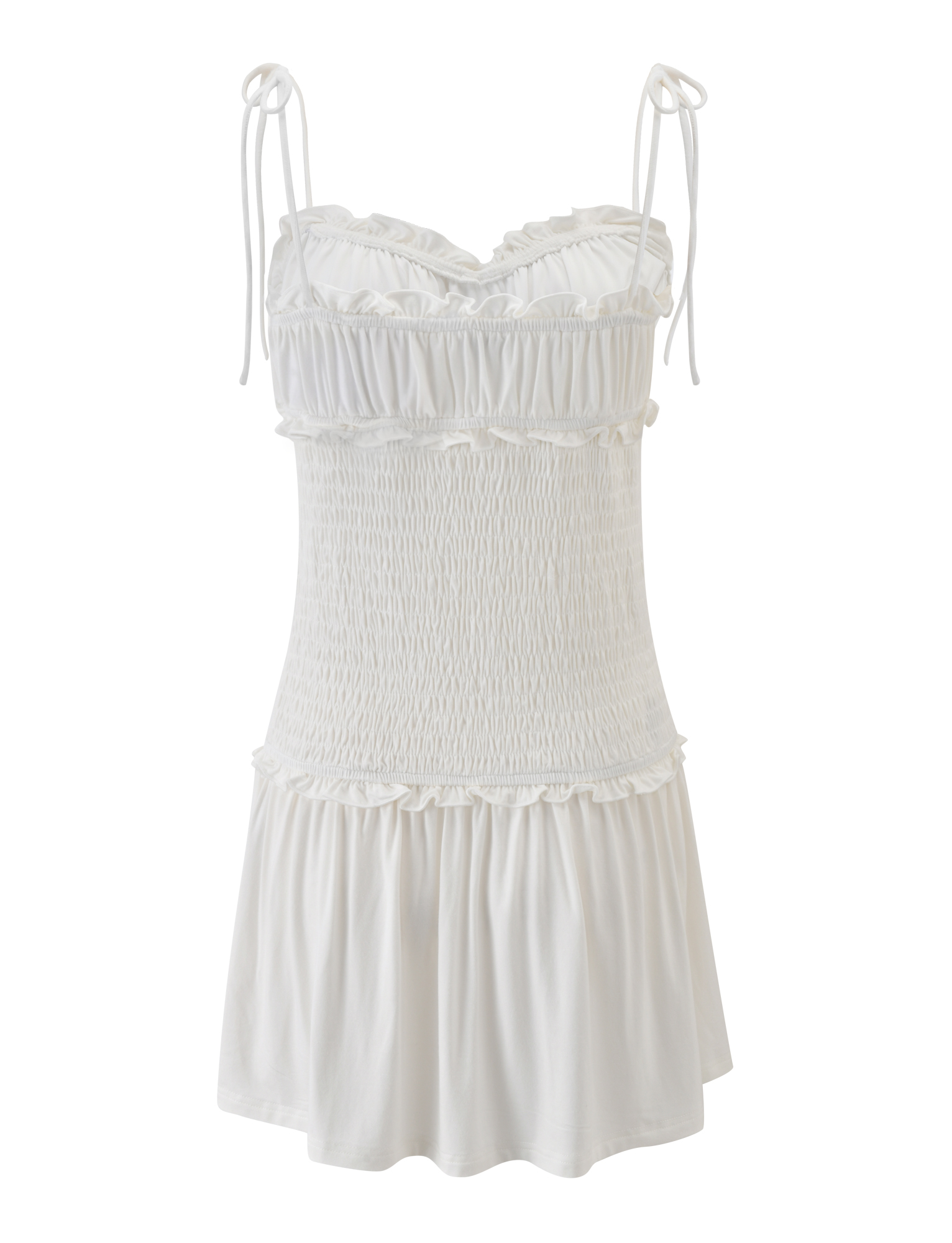 SAFIRA MINI DRESS - WHITE - Image 10