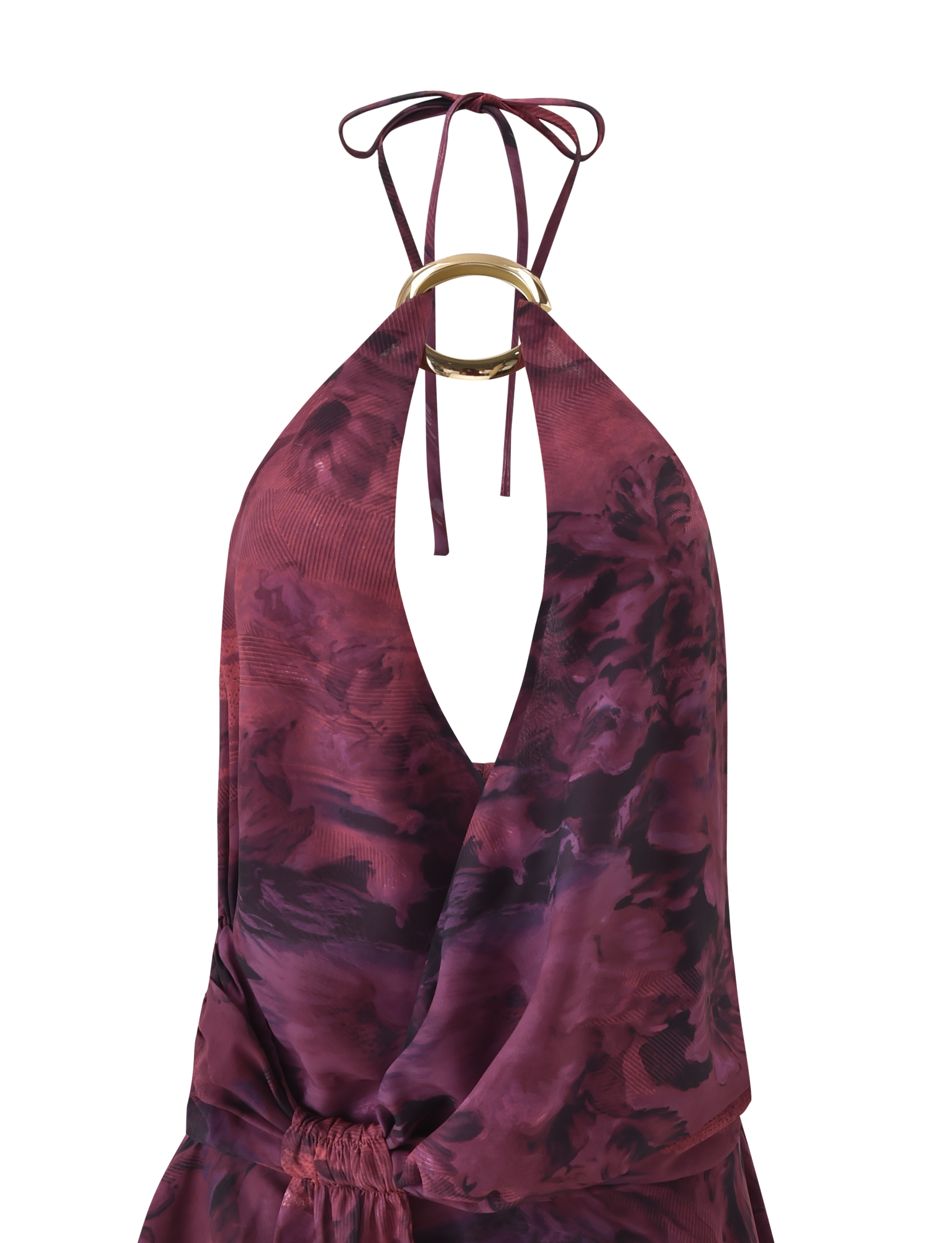 INDIGO MINI DRESS 2.0 - BURGUNDY ROMANTICA - Image 10