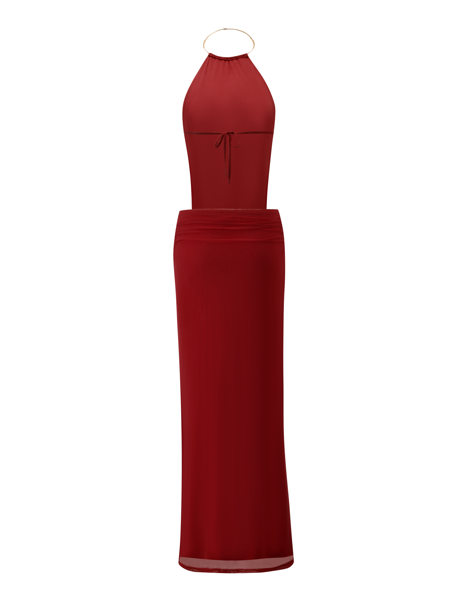 EVANNA MAXI DRESS - RED - Image 8