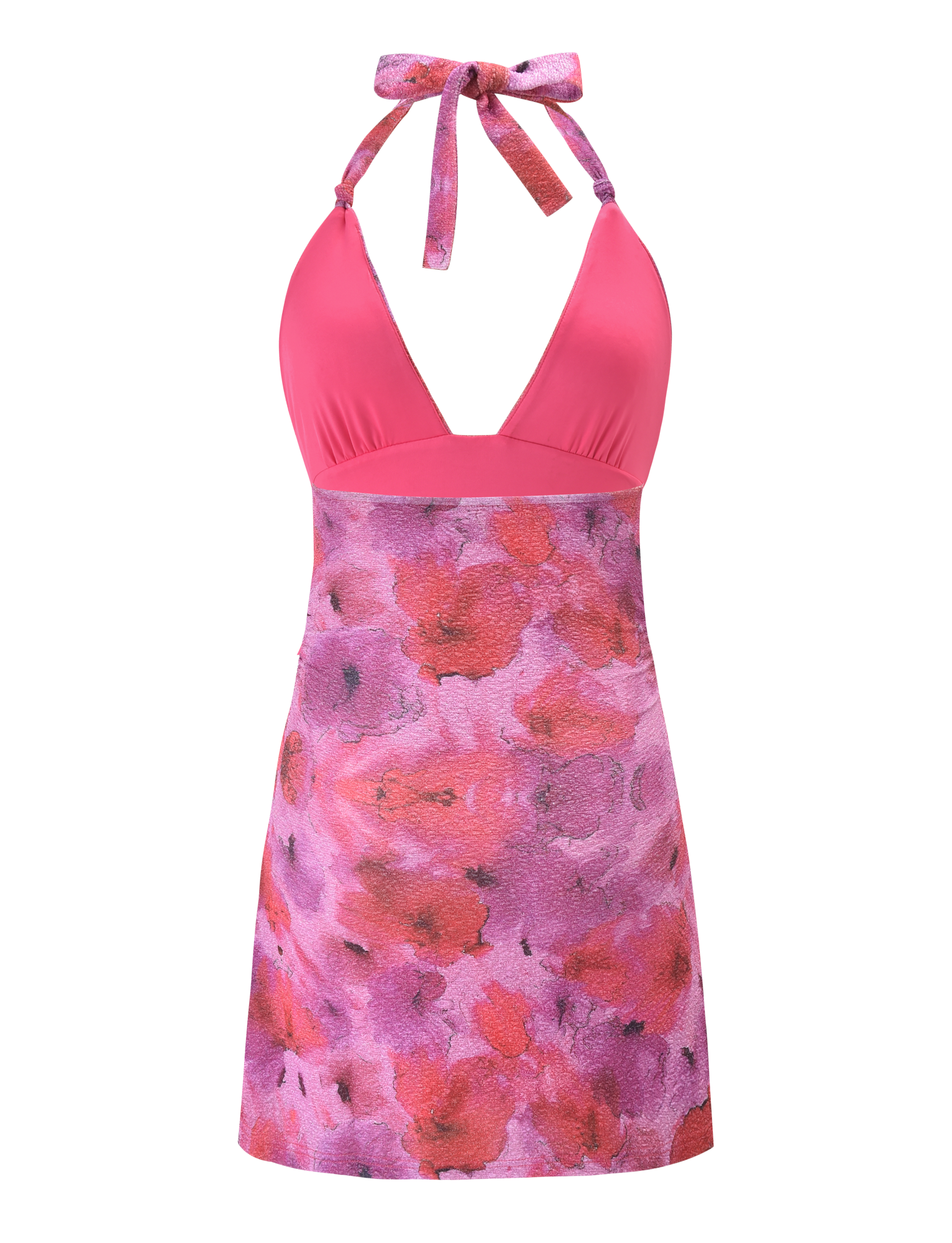 TALYN MINI DRESS - PINK SPARKLE FLORAL - Image 10