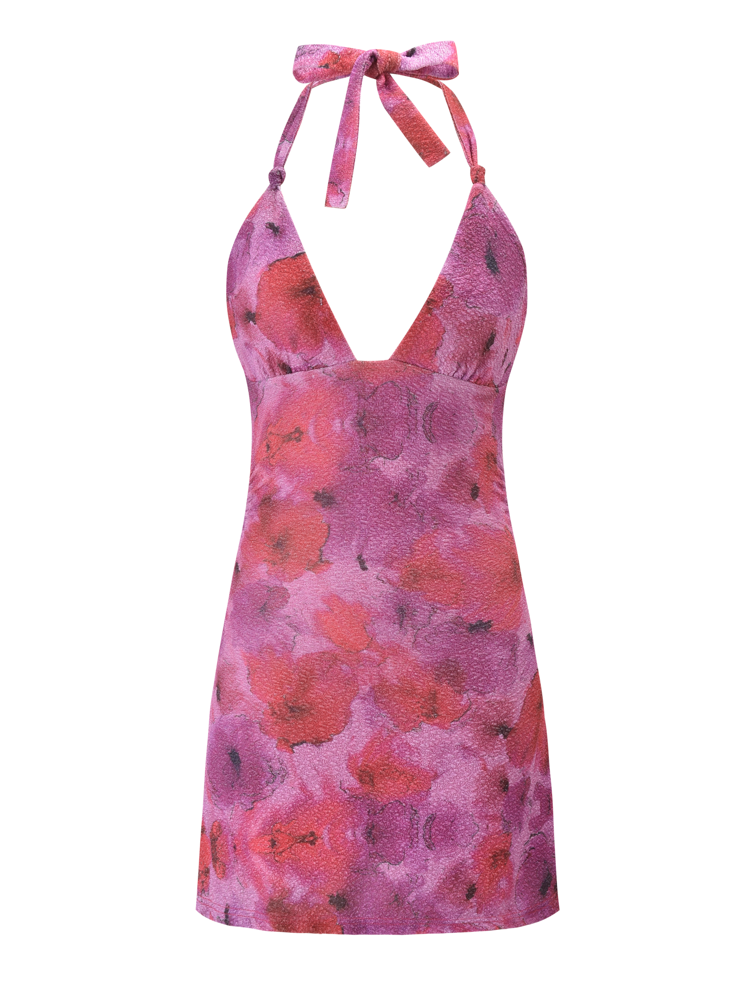 TALYN MINI DRESS - PINK SPARKLE FLORAL - Image 9