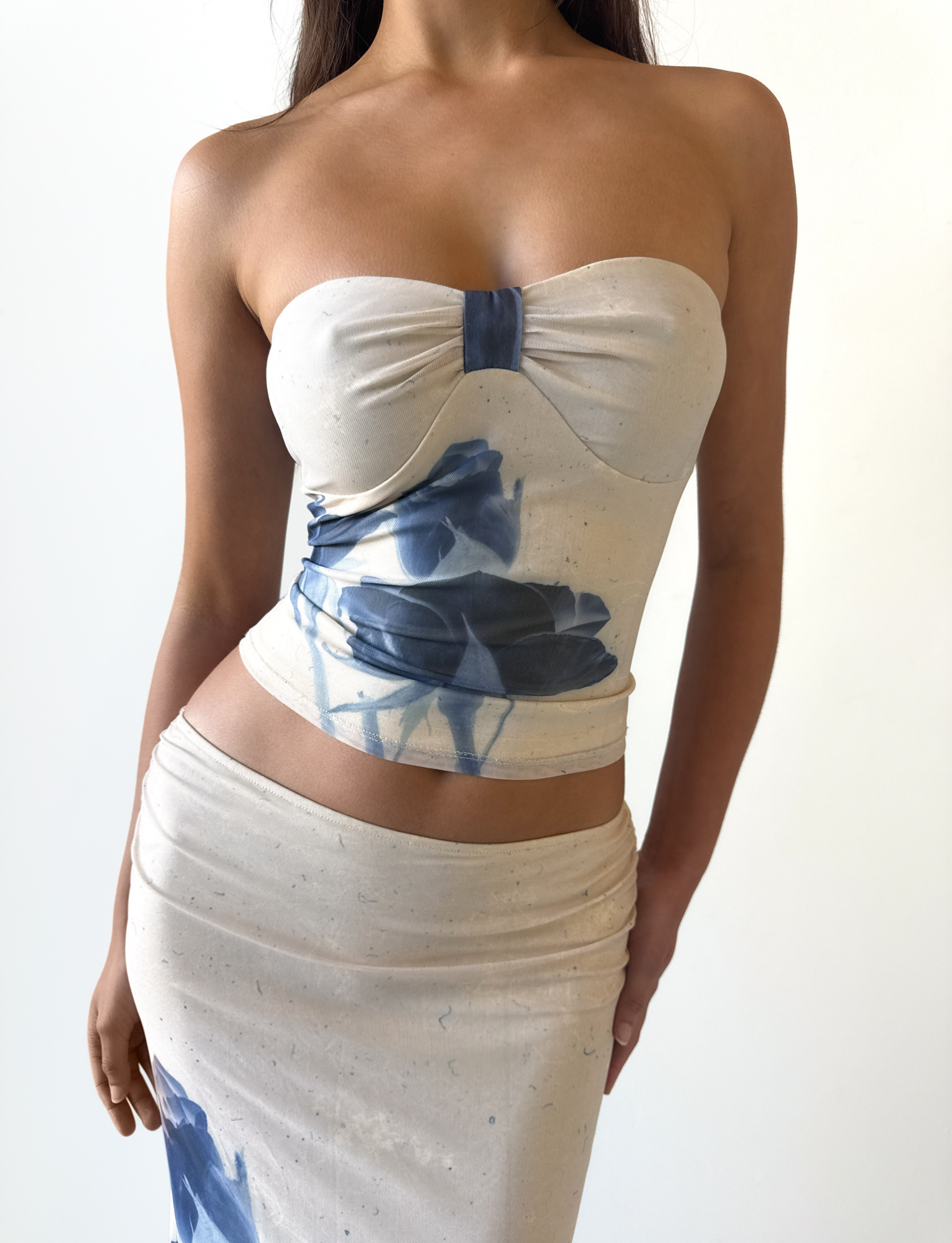 JANIS TOP - INDIGO FLORAL - Image 2