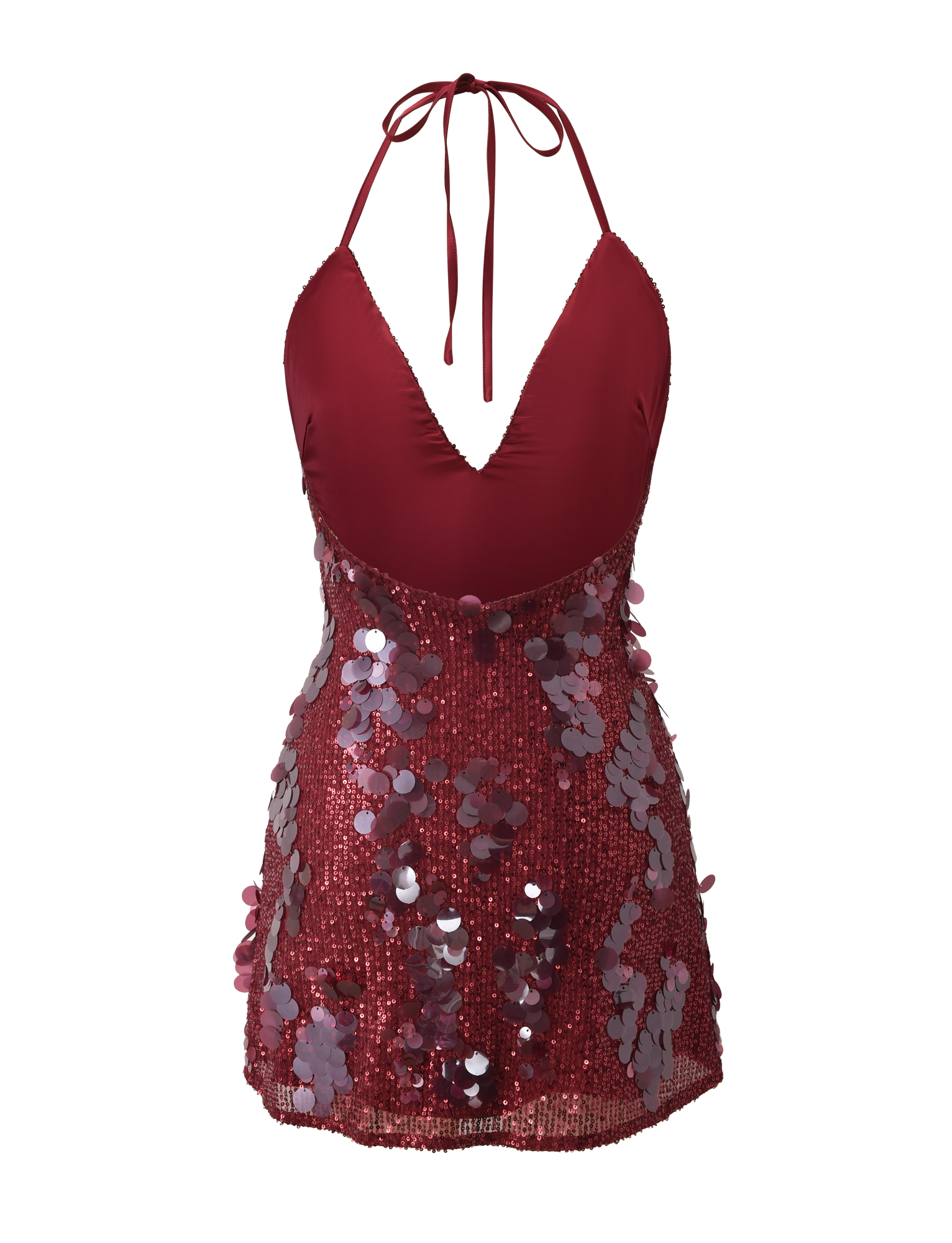 ZANA MINI DRESS - RED - Image 8