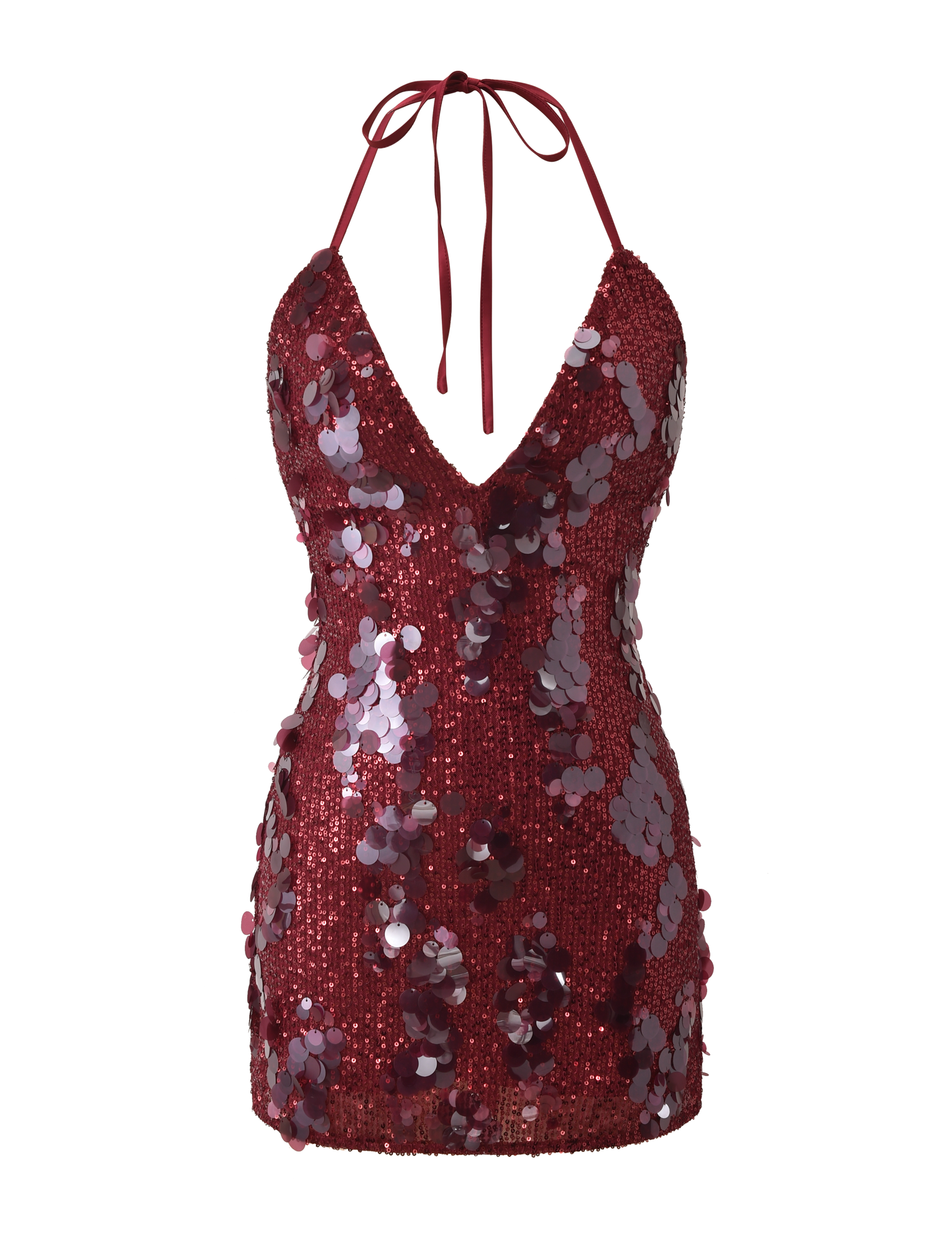 ZANA MINI DRESS - RED - Image 7