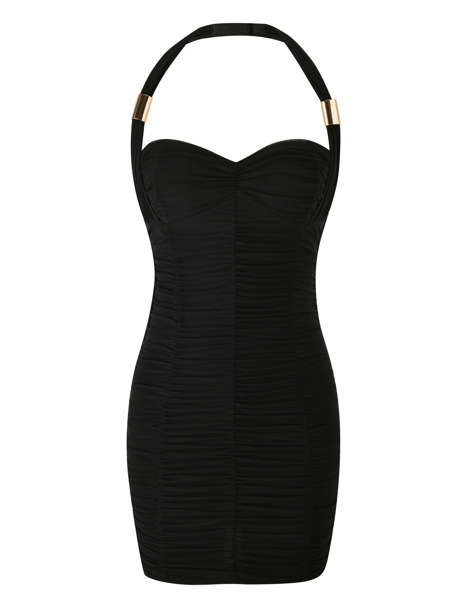 BRIALLEN MINI DRESS - BLACK - Image 8