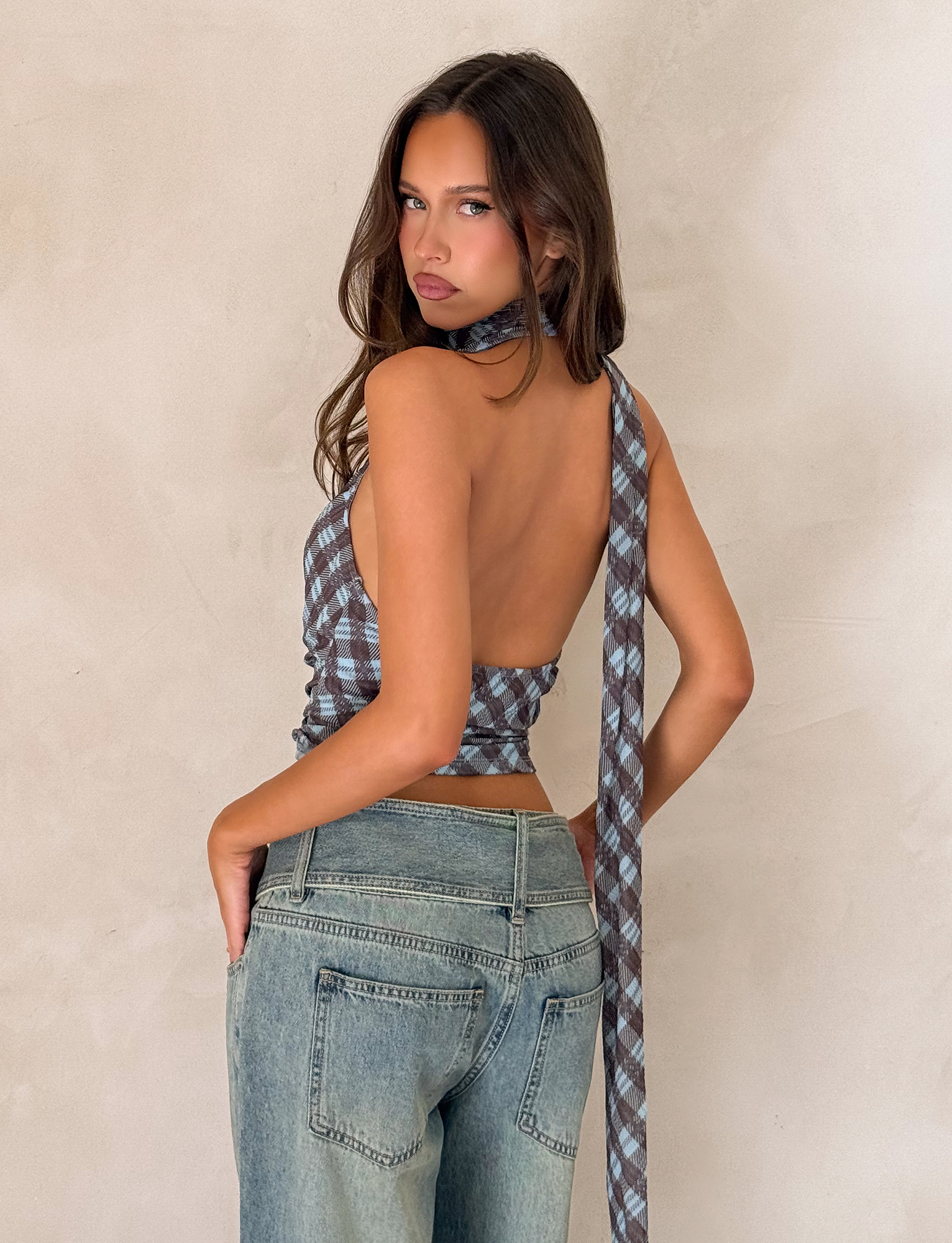 NOBLE TOP - BLUE CHECK - Image 6