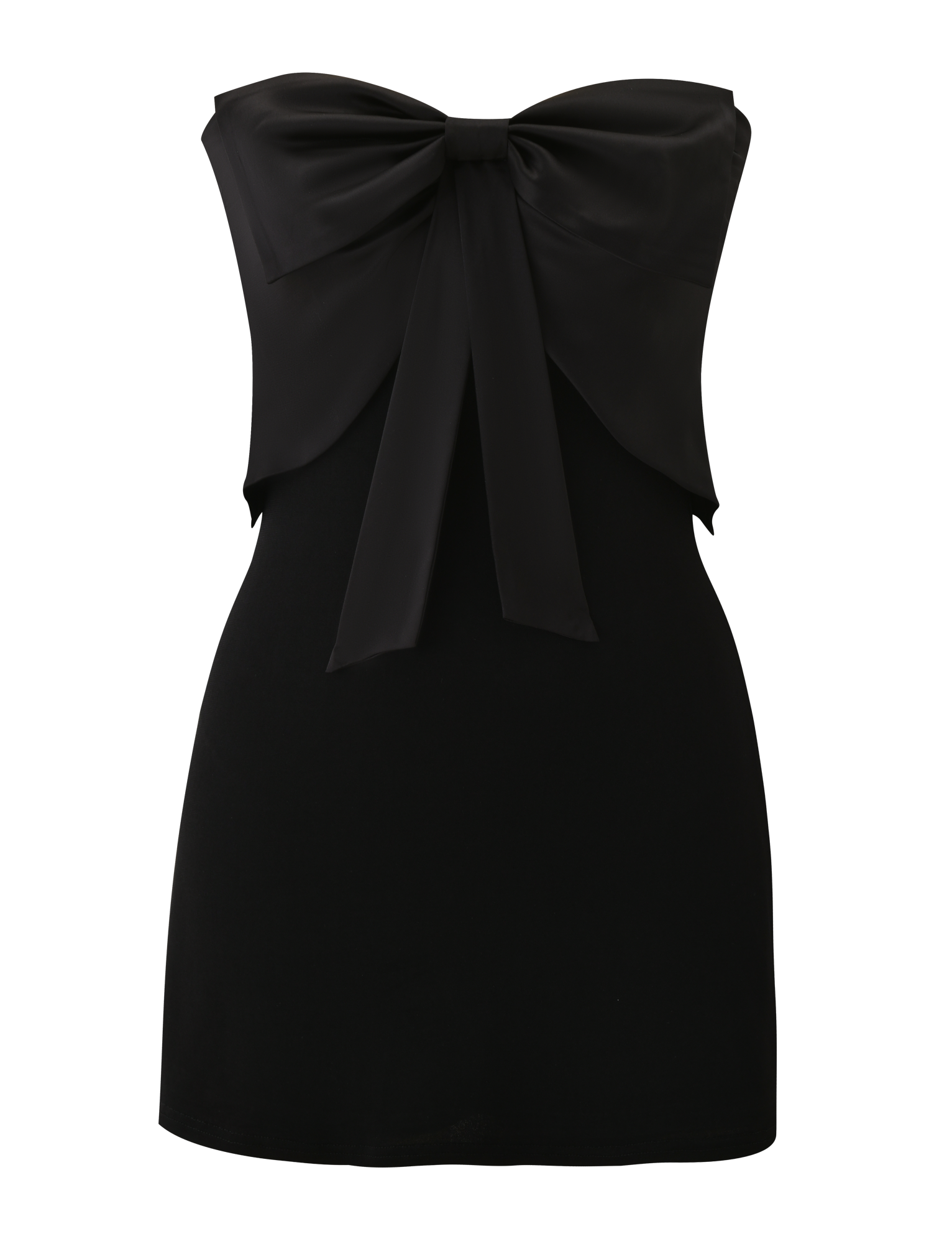 GROVE MINI DRESS - BLACK - Image 6