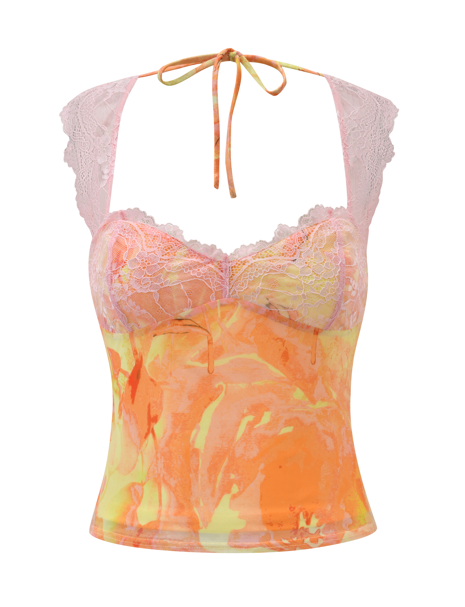 DUNE MESH TOP - CREAMSICLE - Image 7