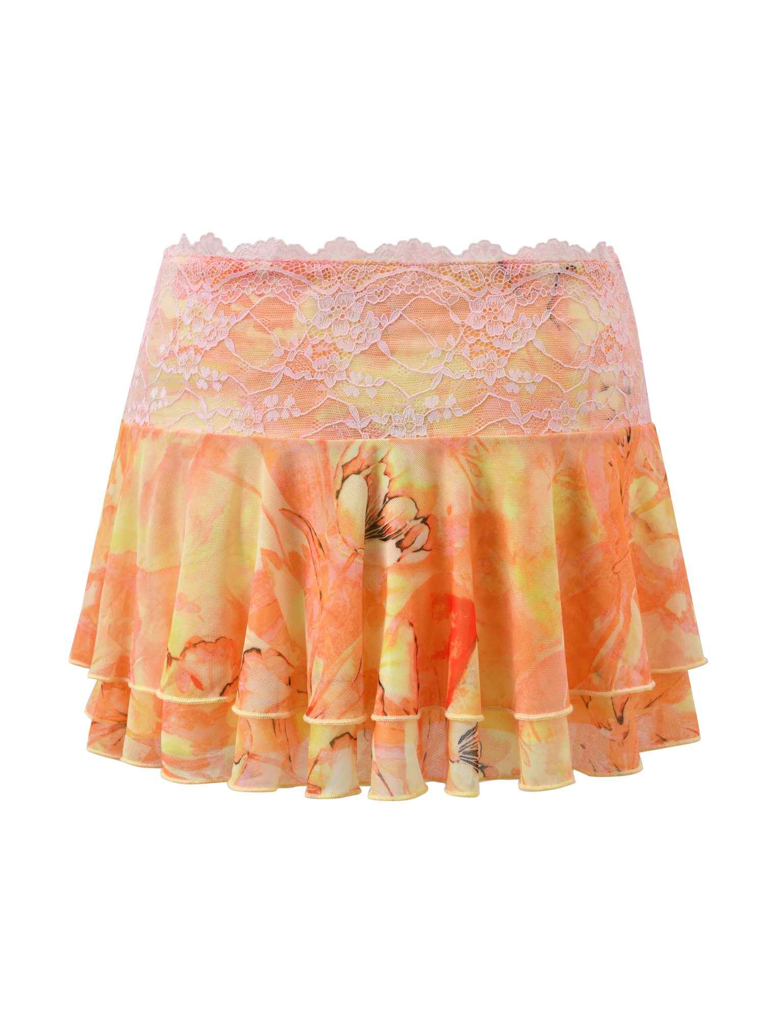 DUNE MESH SKIRT - CREAMSICLE - Image 8