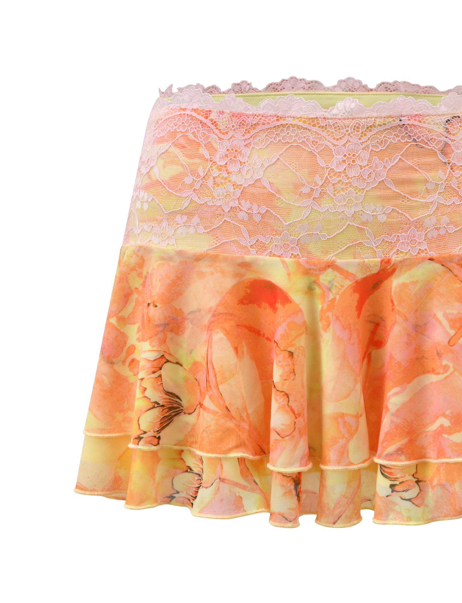 DUNE MESH SKIRT - CREAMSICLE - Image 9