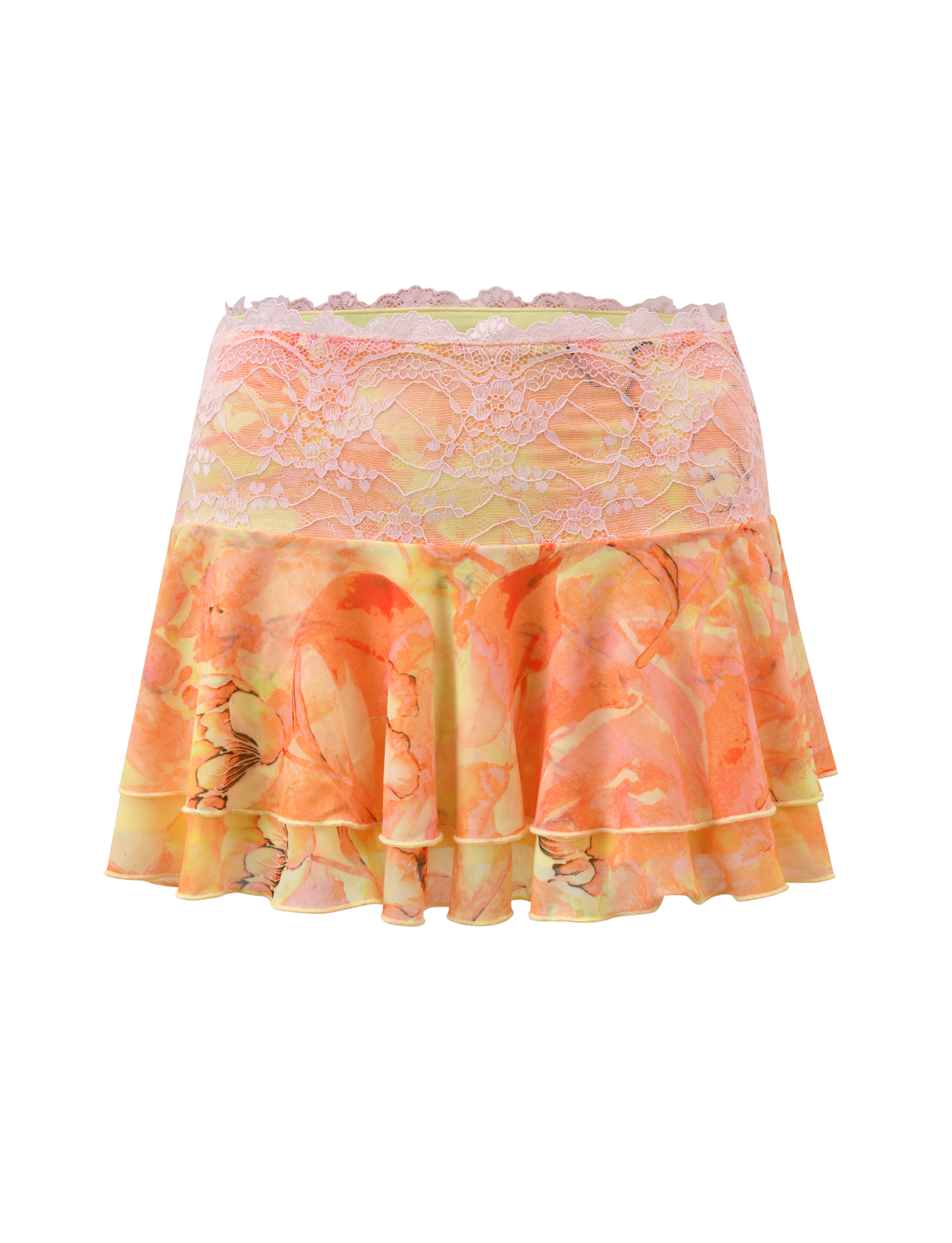 DUNE MESH SKIRT - CREAMSICLE - Image 7