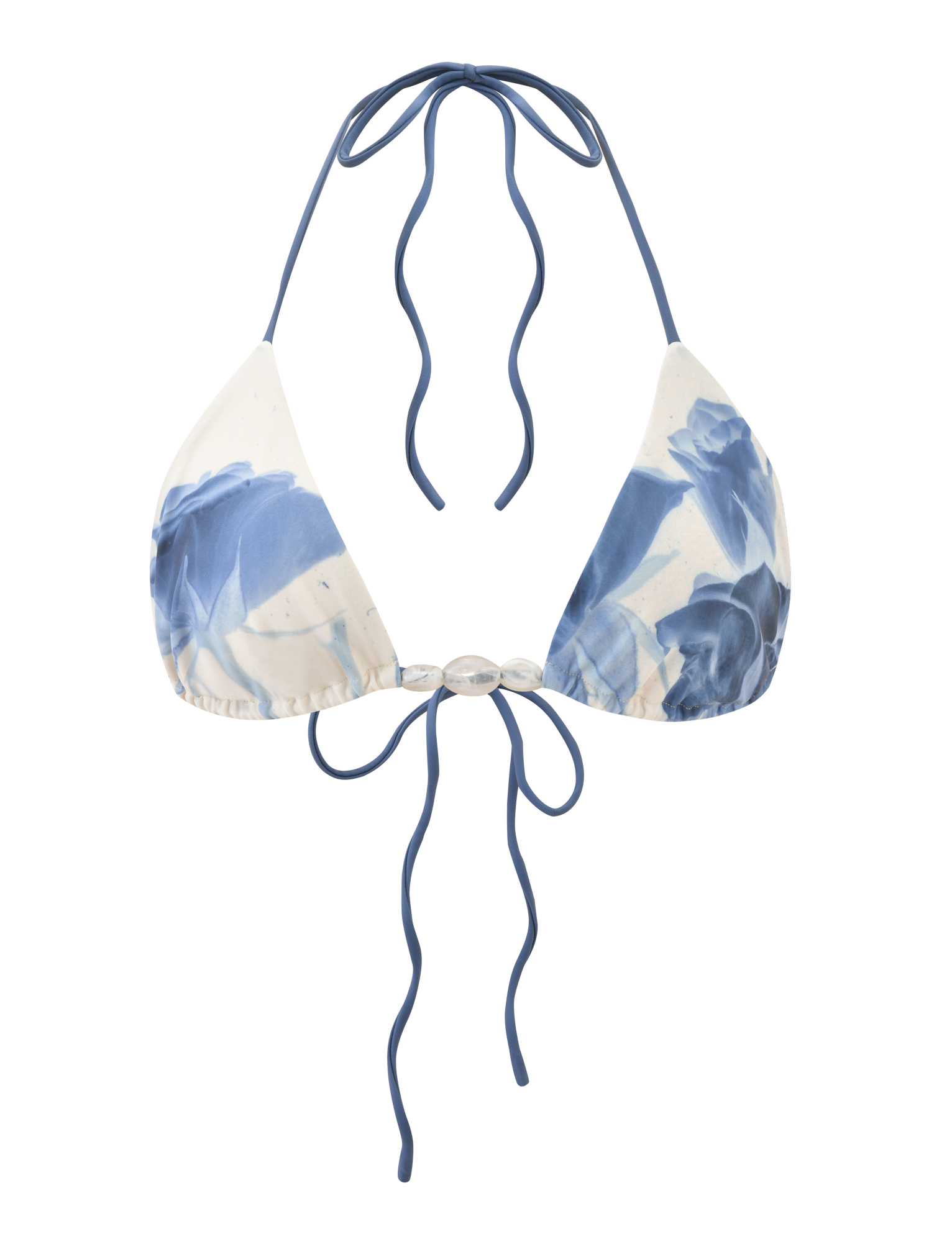 CYLAS BIKINI TOP - INDIGO FLORAL - Image 6