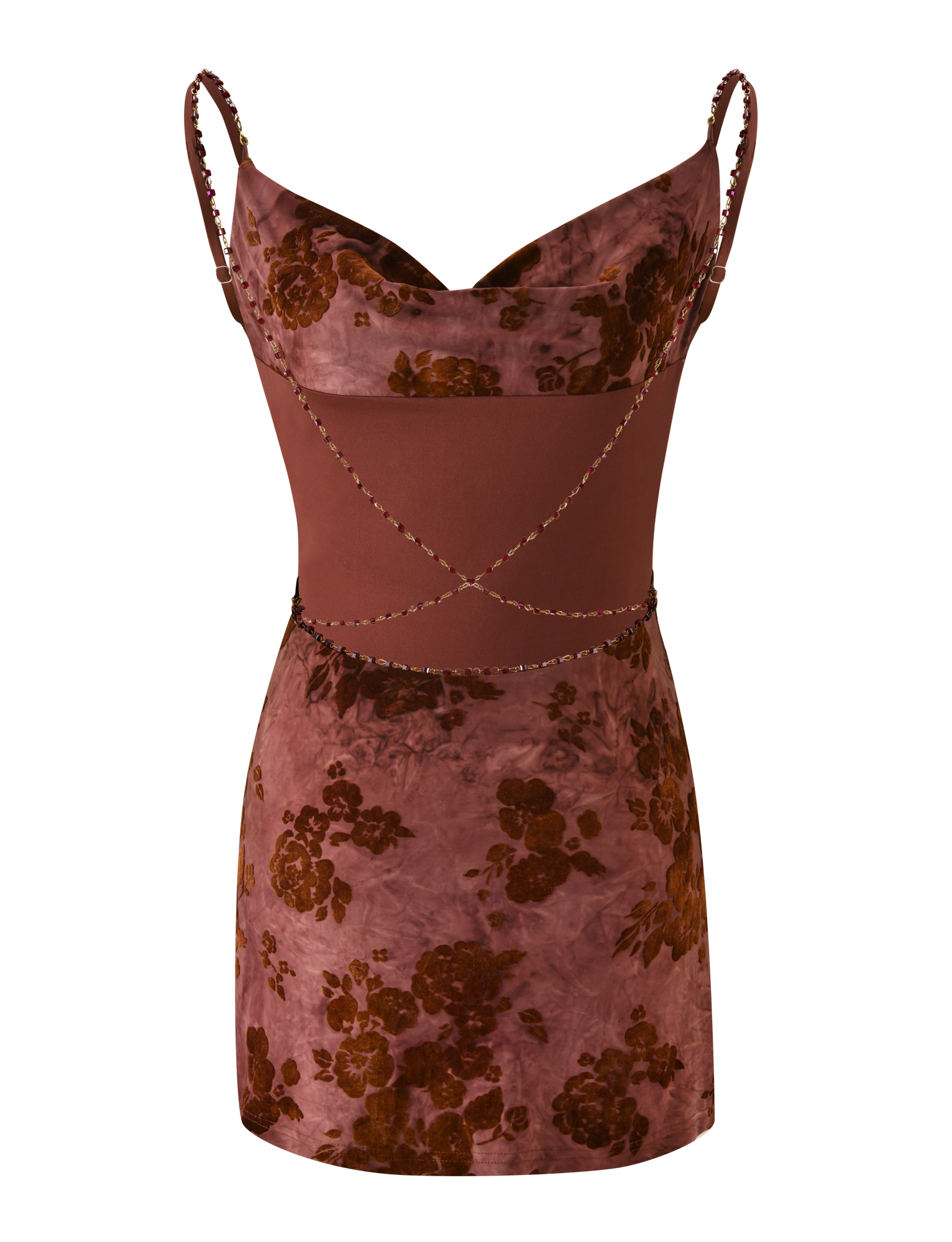 SPARROW MINI DRESS - CHOCOLATE BURNOUT - Image 7