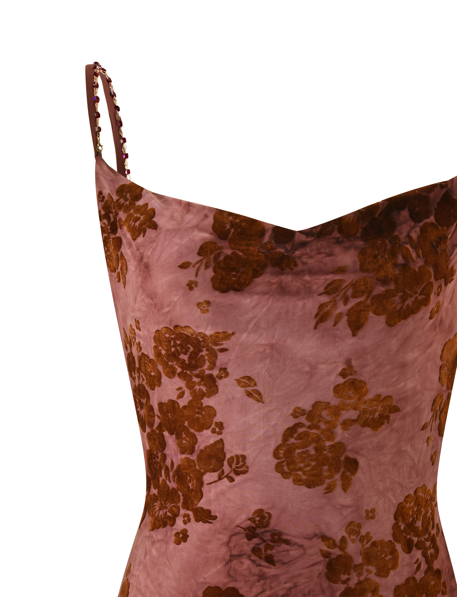 SPARROW MINI DRESS - CHOCOLATE BURNOUT - Image 8
