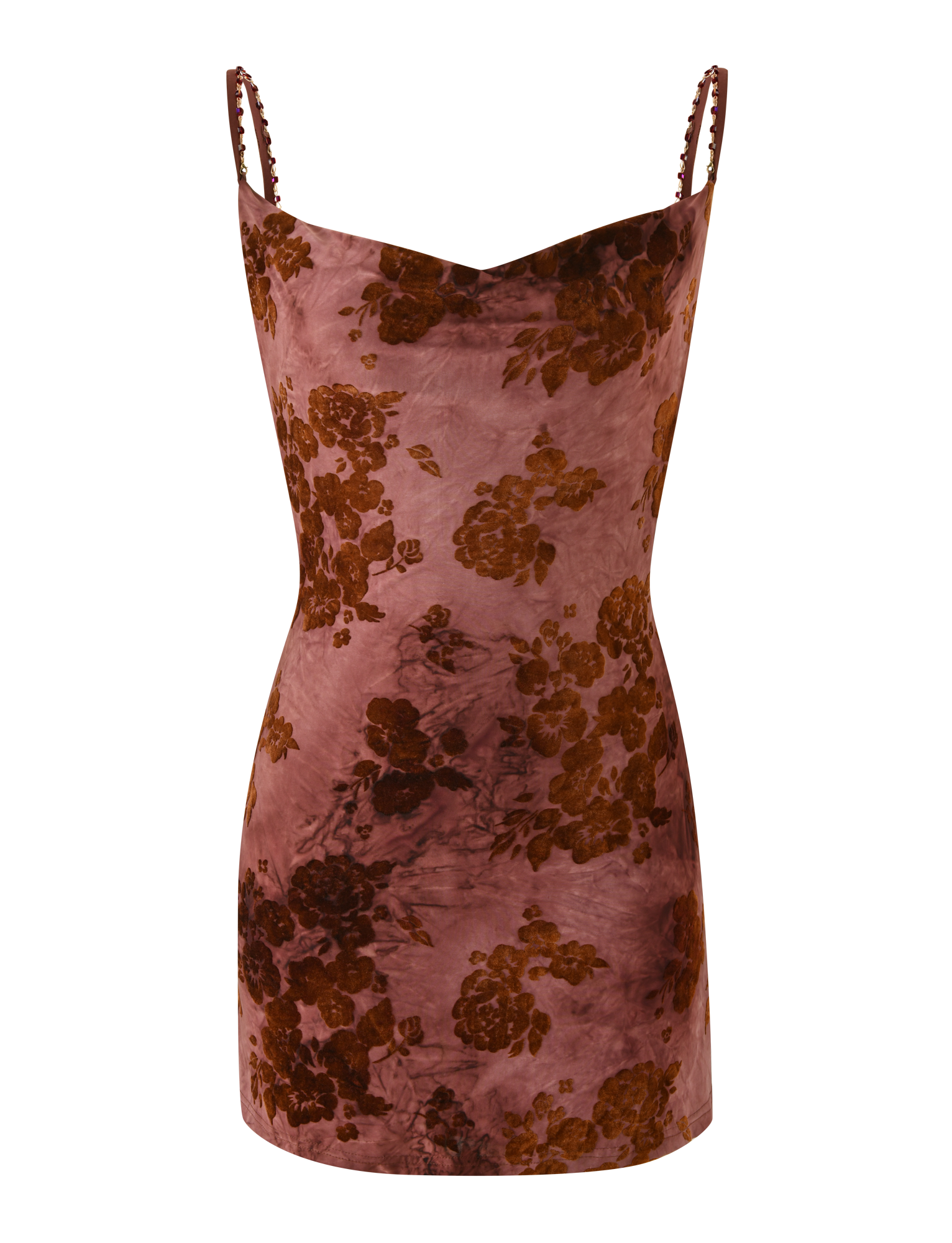 SPARROW MINI DRESS - CHOCOLATE BURNOUT - Image 6