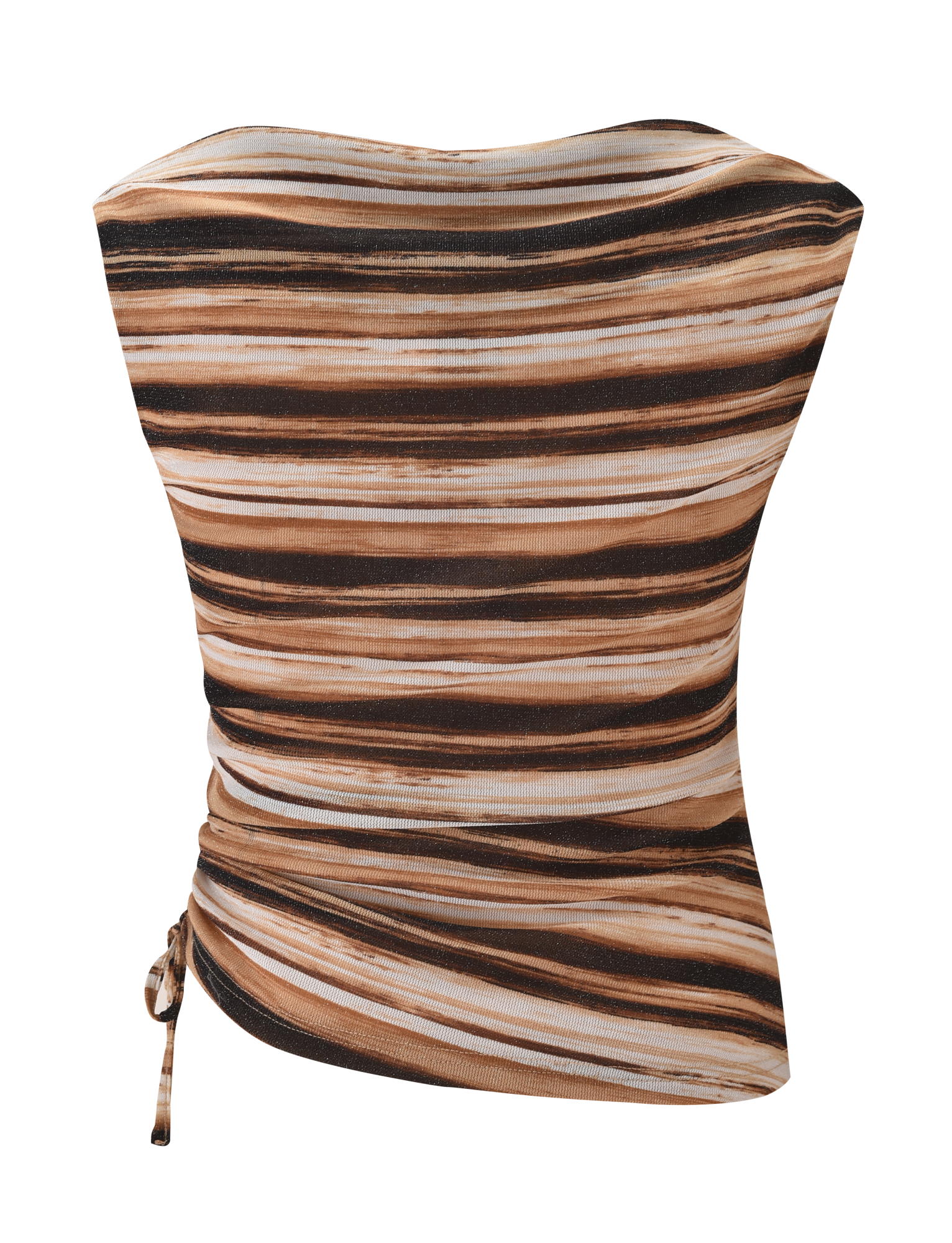 BRAELYN TOP - BROWN STRIPE - Image 7