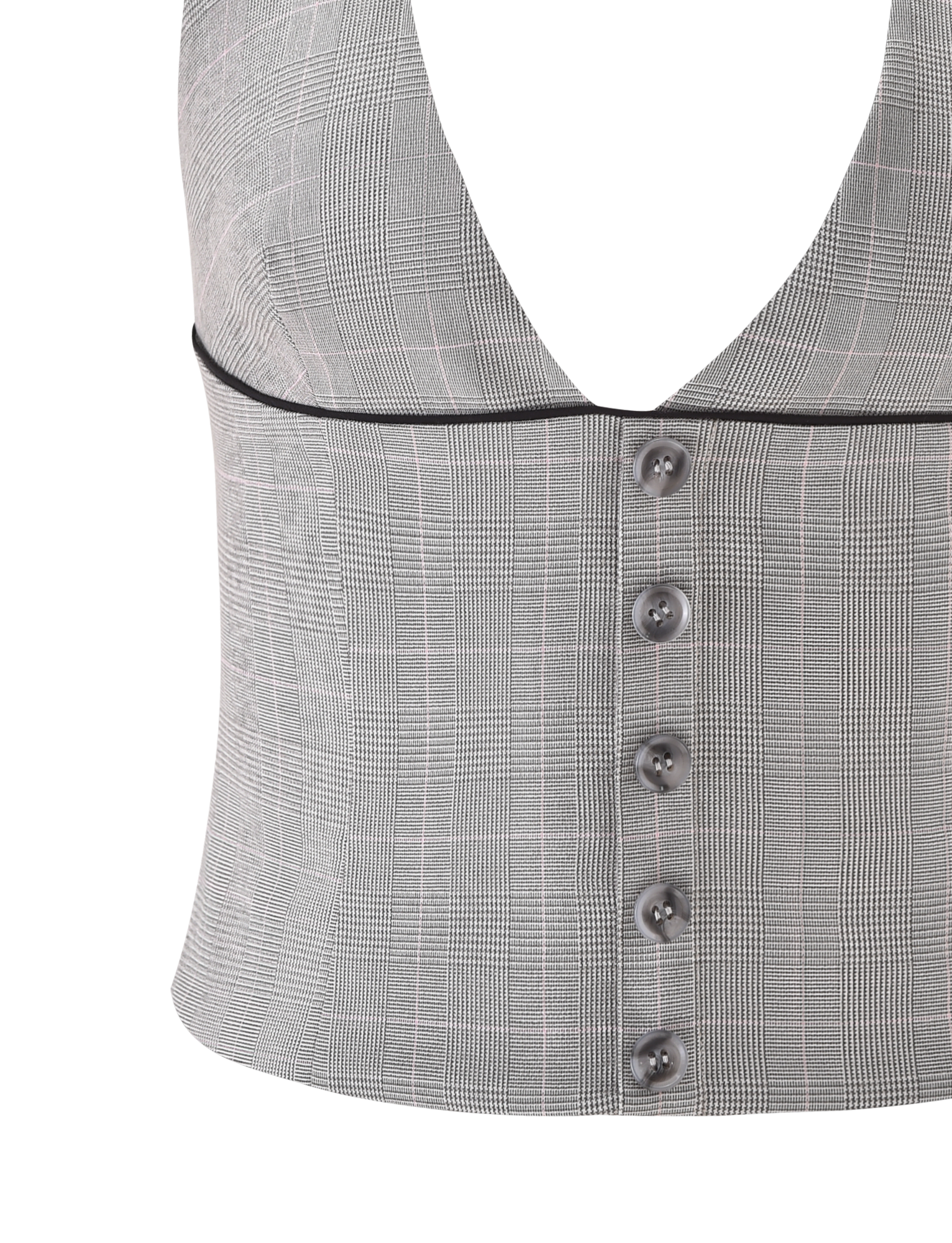 TERESIA TOP - GREY CHECK - Image 9