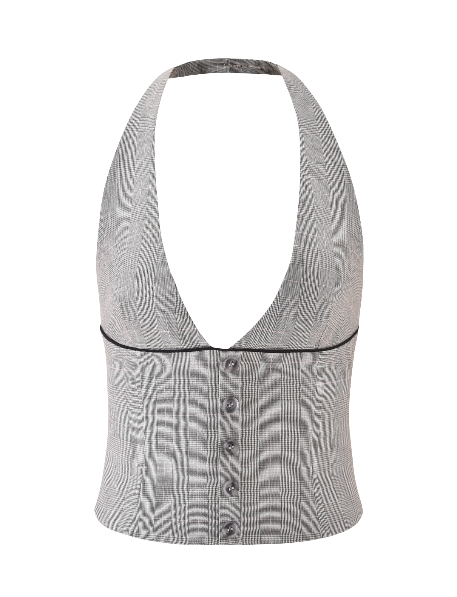 TERESIA TOP - GREY CHECK - Image 7