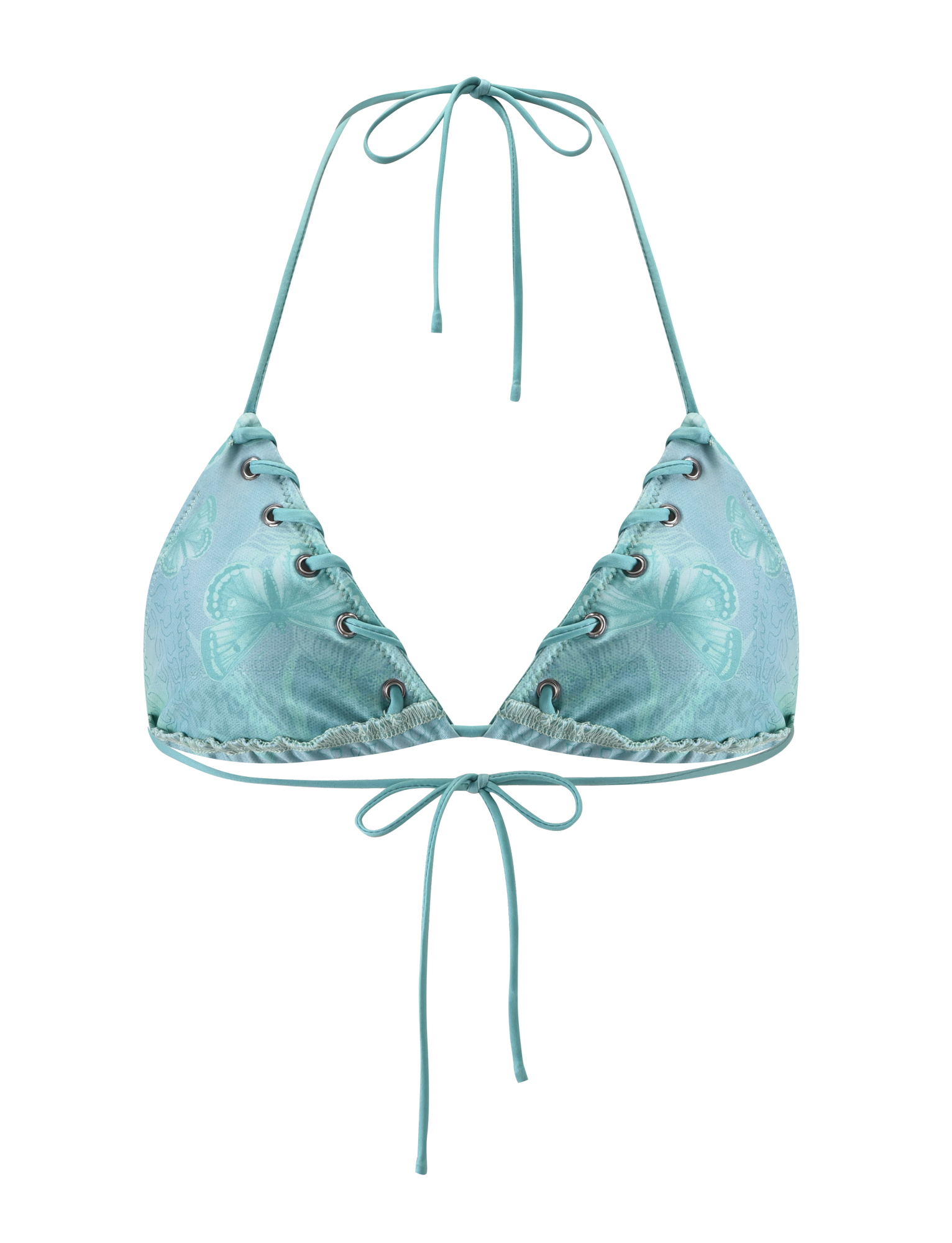 ROBYN BIKINI TOP - BLUE BUTTERFLY PAISLEY - Image 11