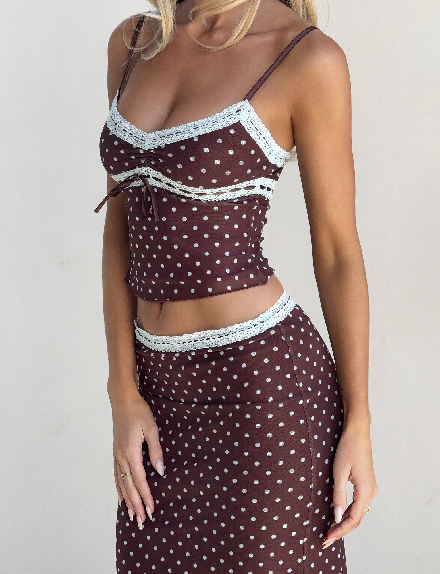 AMARA MIDI SKIRT - POLKA DOT - Image 5