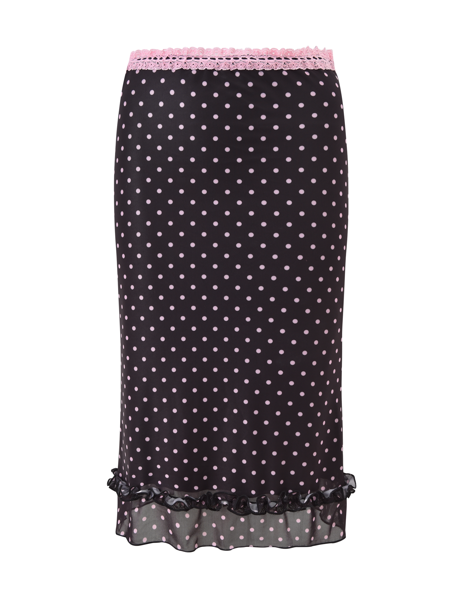 AMARA MIDI SKIRT - BLACK - Image 6