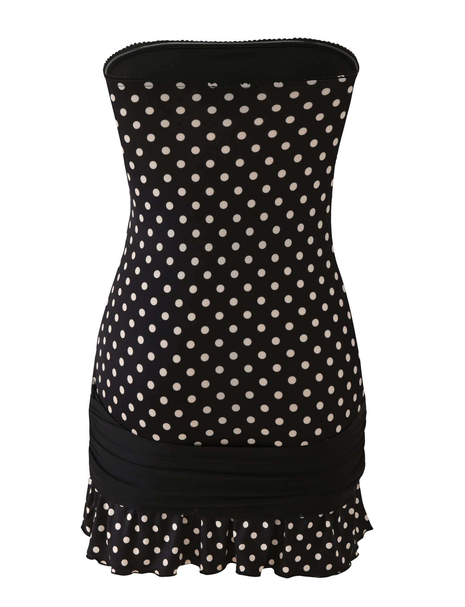 TOVE MINI DRESS - BLACK POLKA DOT - Image 7