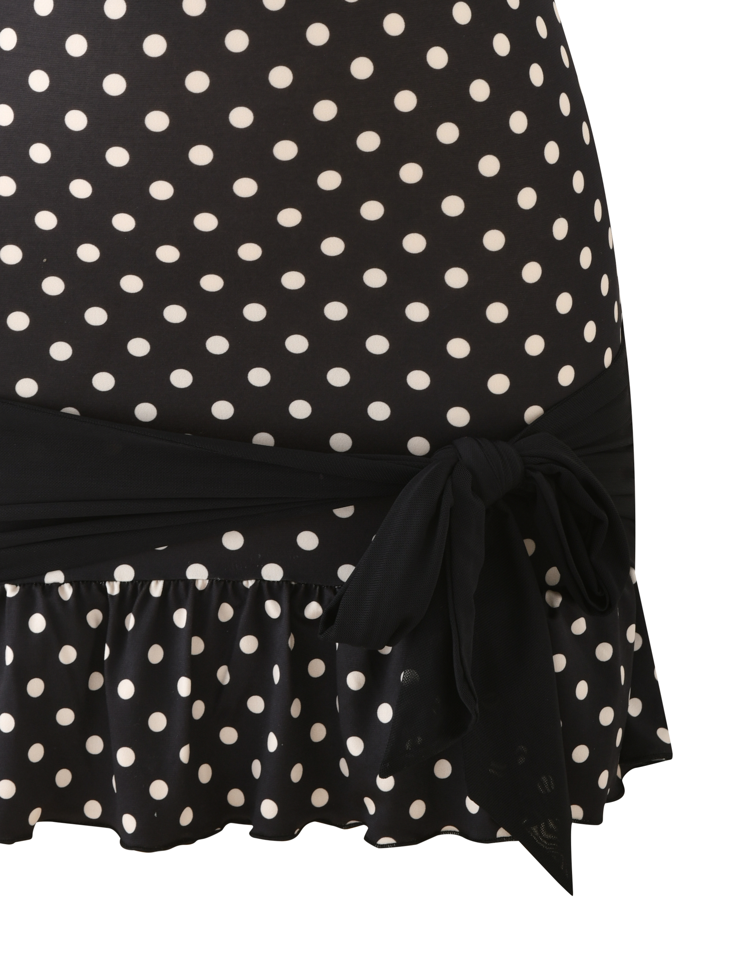 TOVE MINI DRESS - BLACK POLKA DOT - Image 8